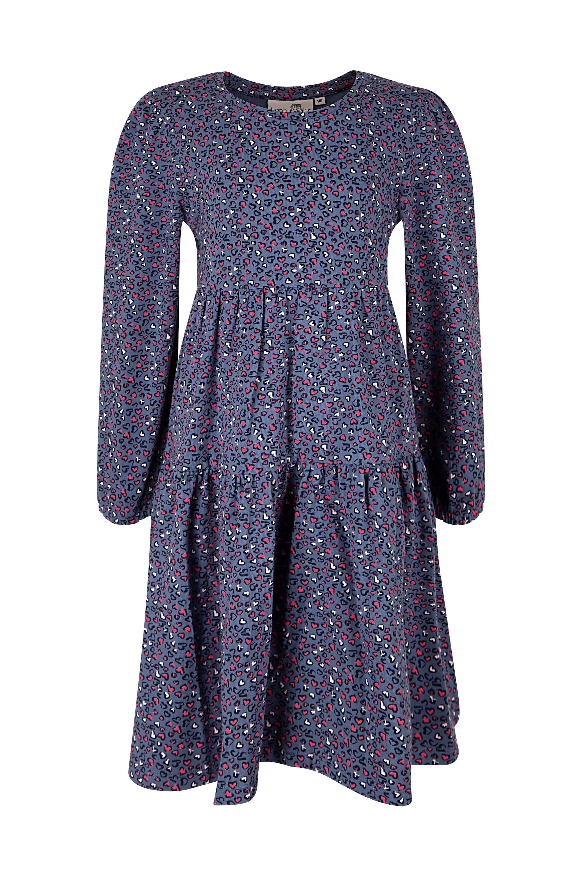 HAPPY GIRLS Mädchen Sommerkleid "dress", blau, Gr. 146, Stoff, 100% Baumwolle, Kleider