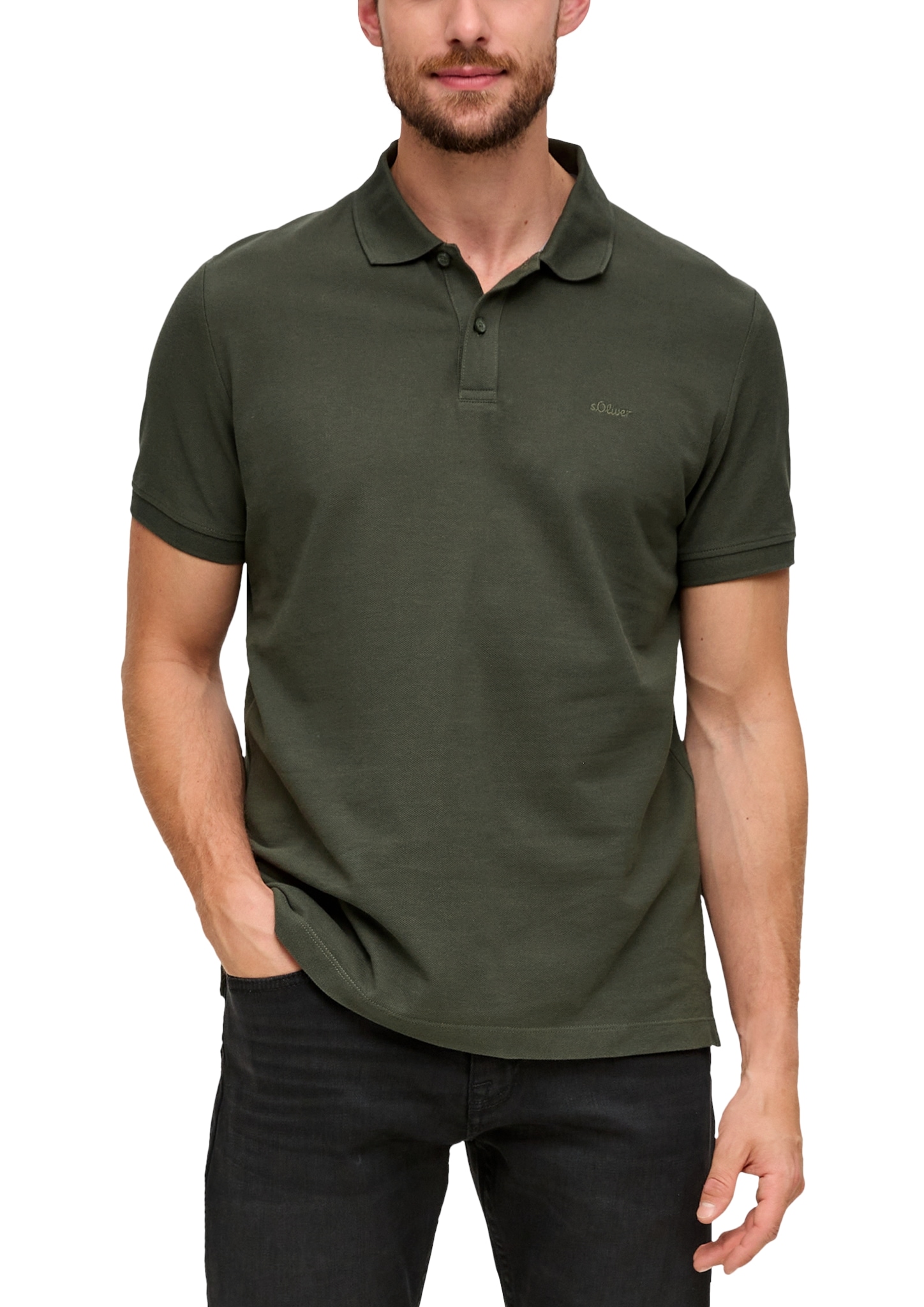 s.Oliver Poloshirt, mit dezenter Logostickerei ▷ kaufen | BAUR