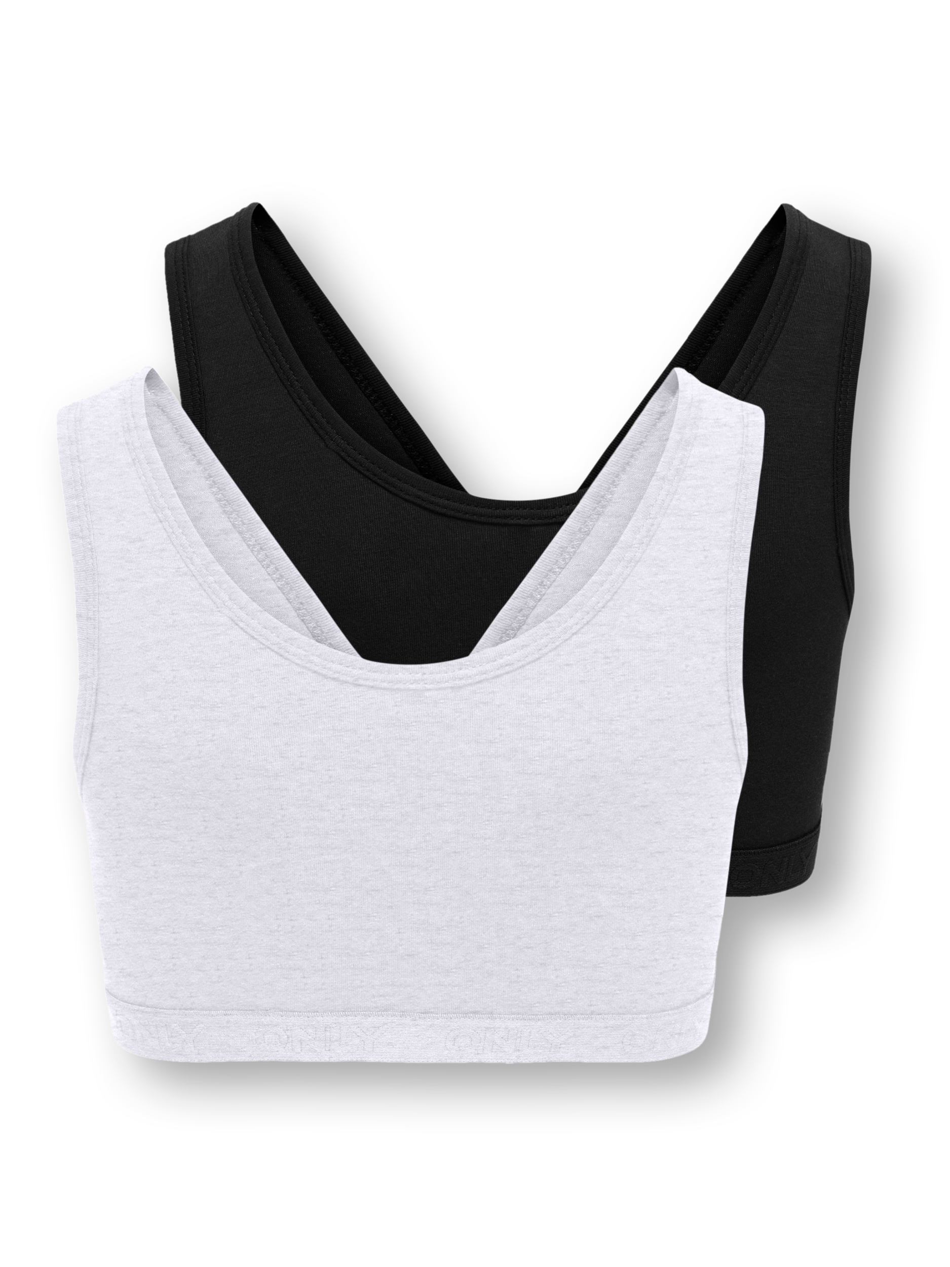 KIDS ONLY Crop-Top »KOGLOLA 2-P REVERSIBLE LOGO TOP ACC« Packung, 2 tlg.