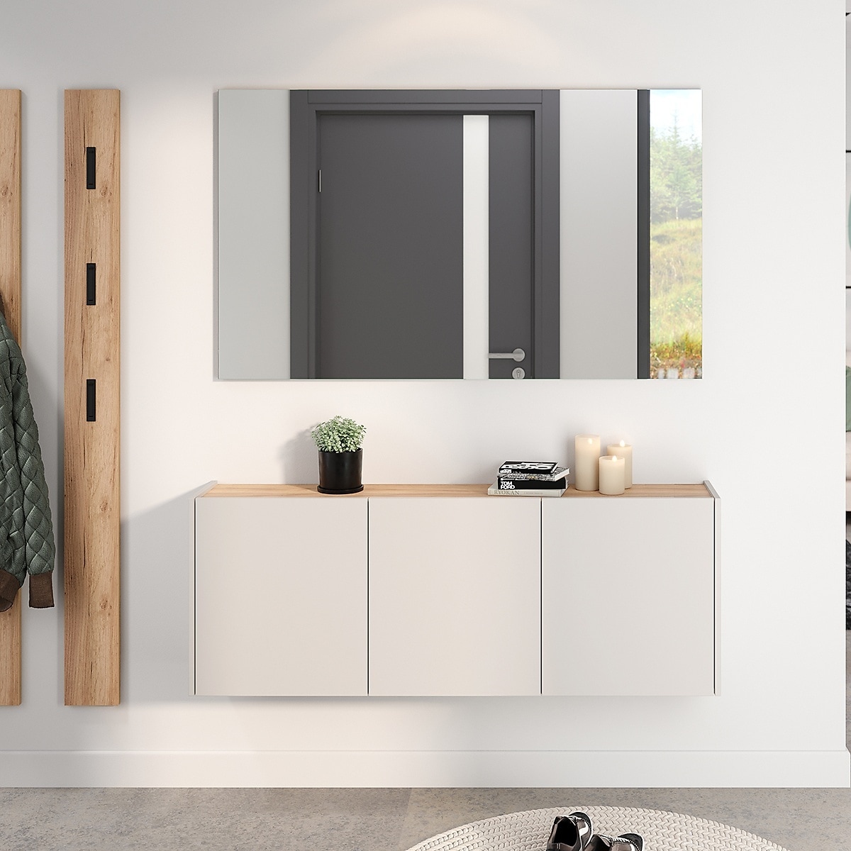 GERMANIA Garderoben-Set "GW-Libbiano" 3 Stk. tlg. günstig online kaufen