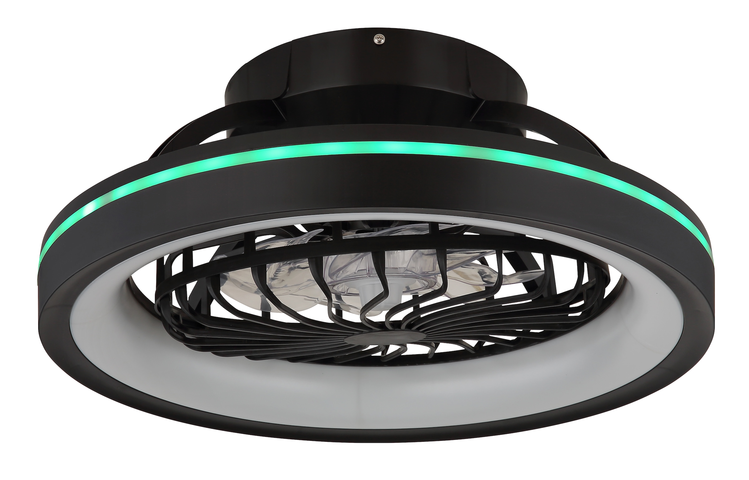 GLOBO LIGHTING Deckenleuchte »DEANNE« LED-Modul 1 Stk. warmweiß - kaltweiß Ventilator opal kühlen-heizen RGB Regenbogen modern Wohnzimmer