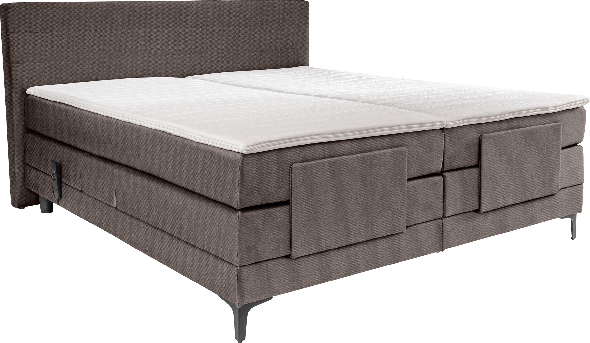 alina Boxspringbett "Powell" inkl. Motor, Matratze und Topper, in unterschi günstig online kaufen