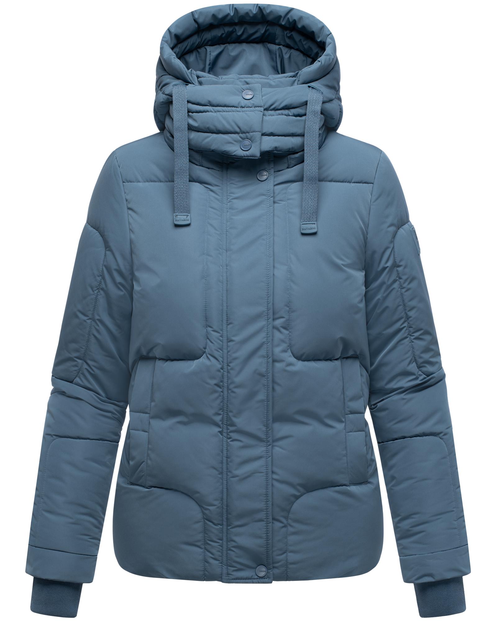 Navahoo Steppjacke "Zauberlicht 14" mit Kapuze Winterjacke mit abnehmbarer Kapuze und Fleece-Futter