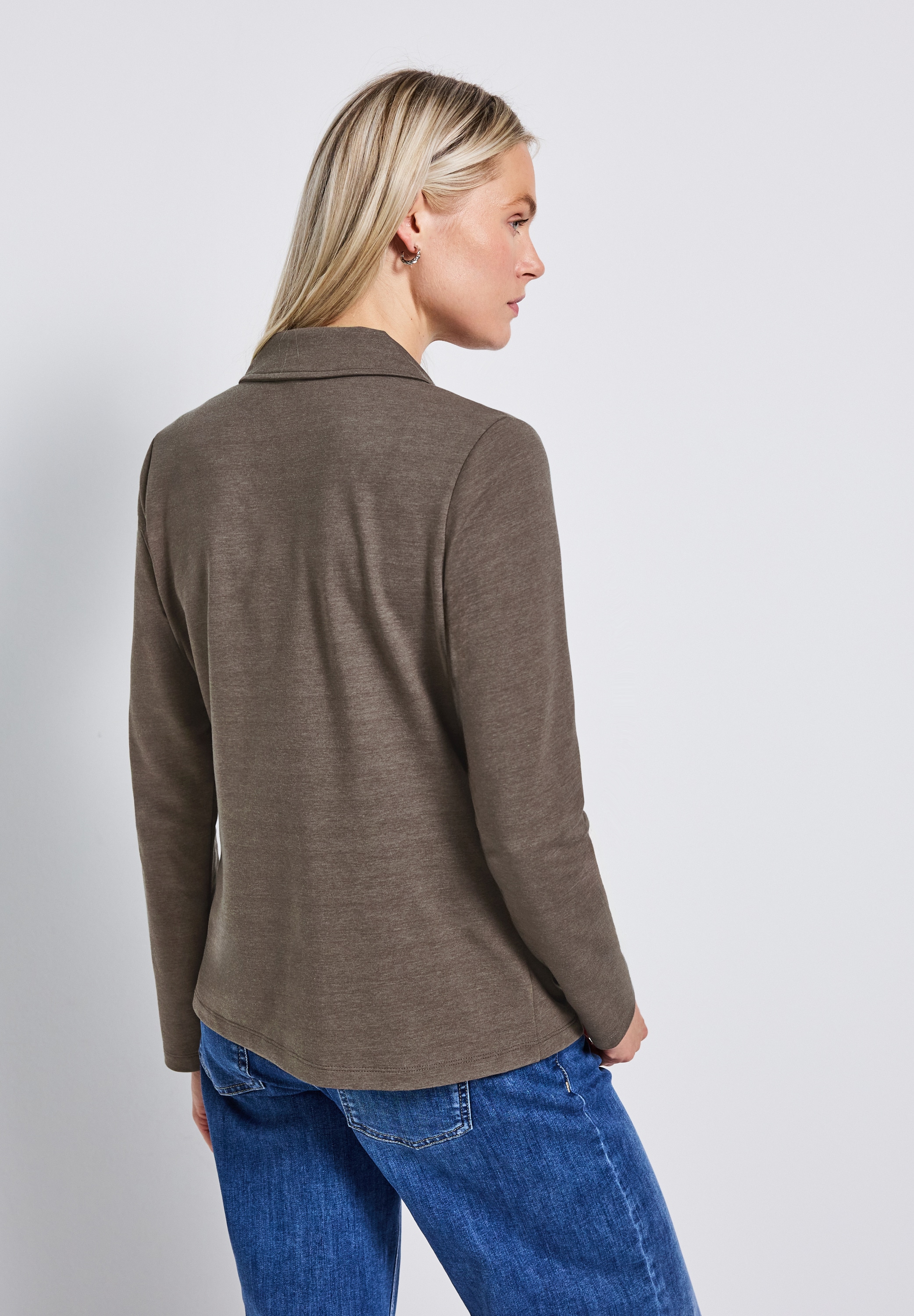 STREET ONE Kurzblazer, aus Baumwolle mit Stretchanteil