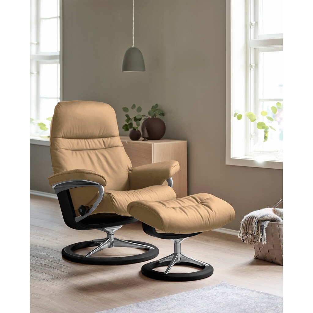 Stressless® Relaxsessel »Sunrise«, (Set, Relaxsessel mit Hocker)