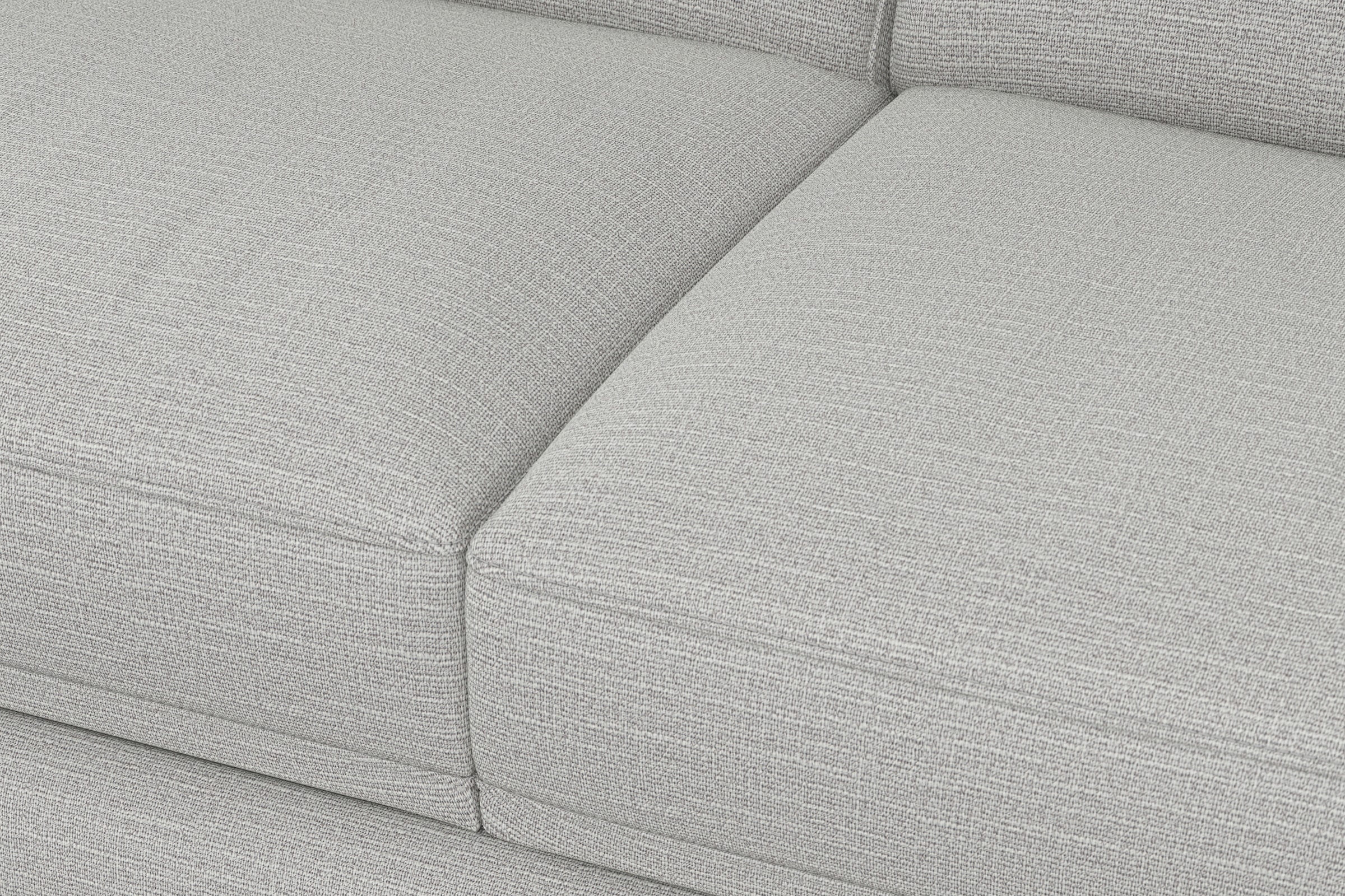 sit&more Ecksofa »Dundee L-Form«, mit Federkern und Massivholzfüßen, wahlweise mit Kopfteilverstellung