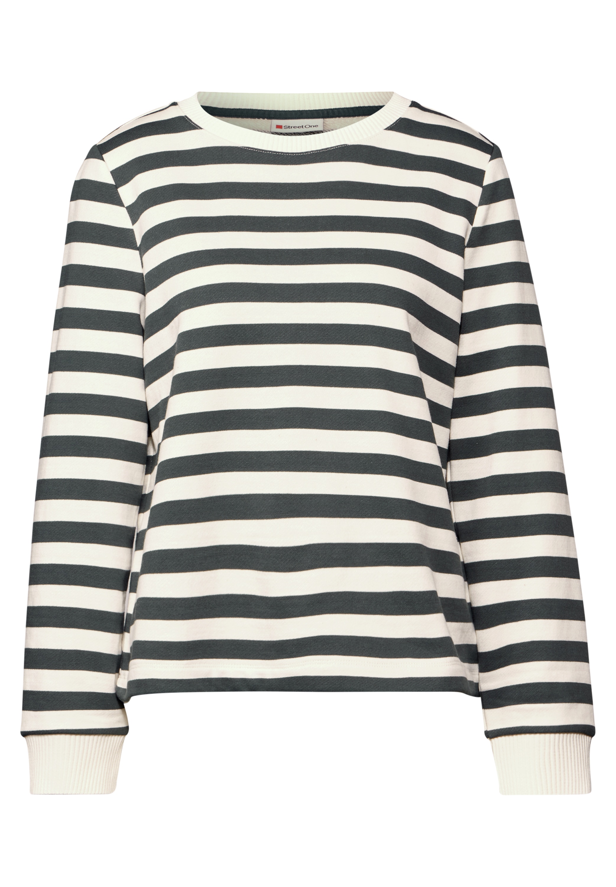 STREET ONE Sweatshirt, im soften Baumwoll-Mix