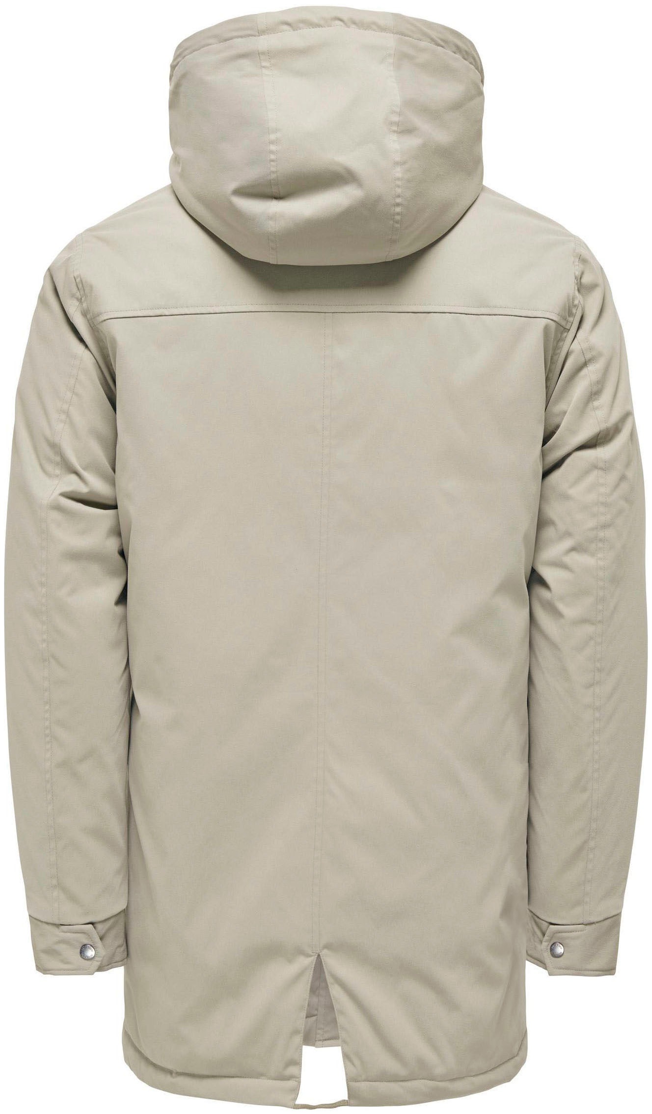 ONLY & SONS Parka »ALEX TEDDY PARKA«, mit Kapuze