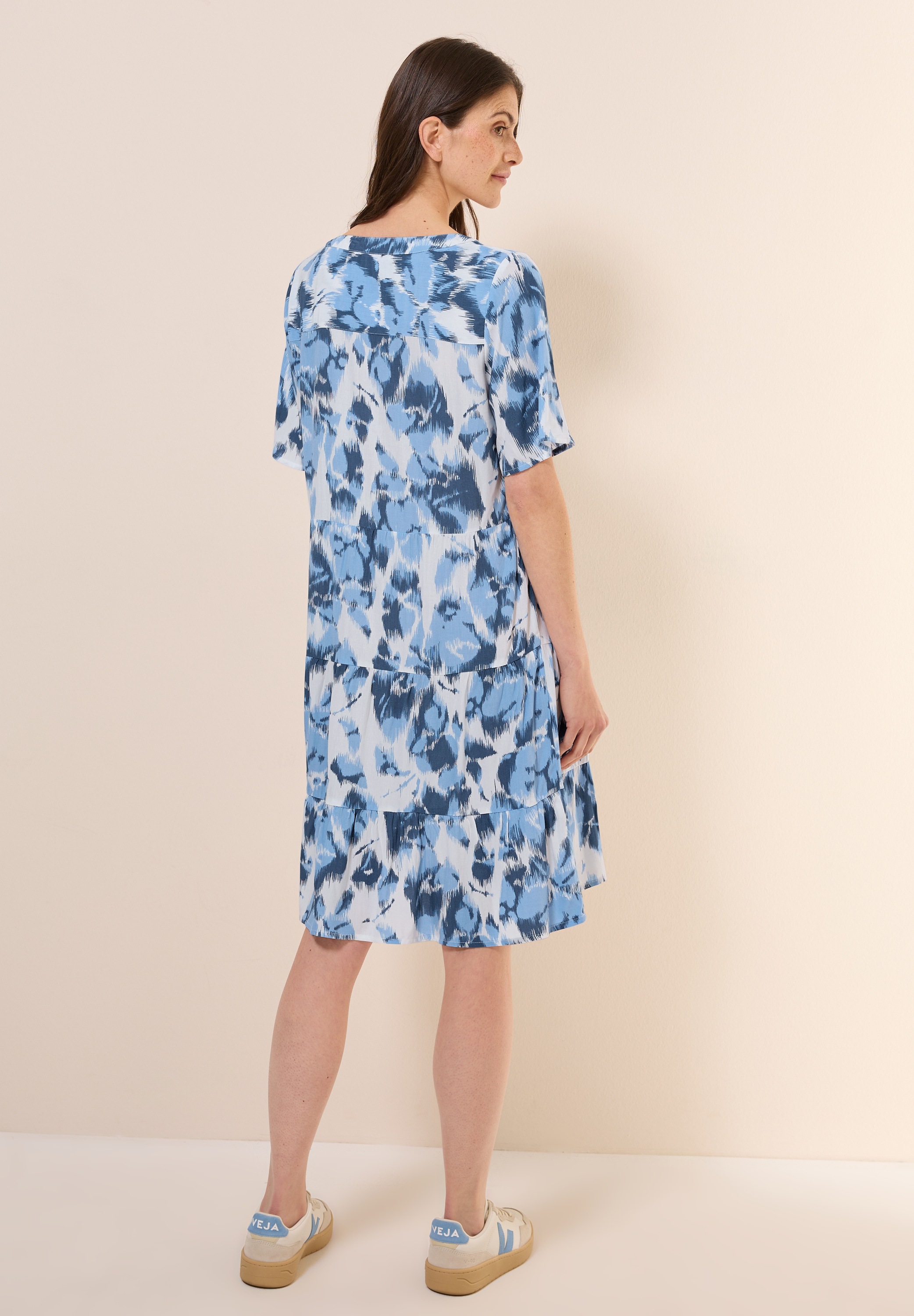 Cecil Midikleid Ohne Taschen mit Volant günstig online kaufen