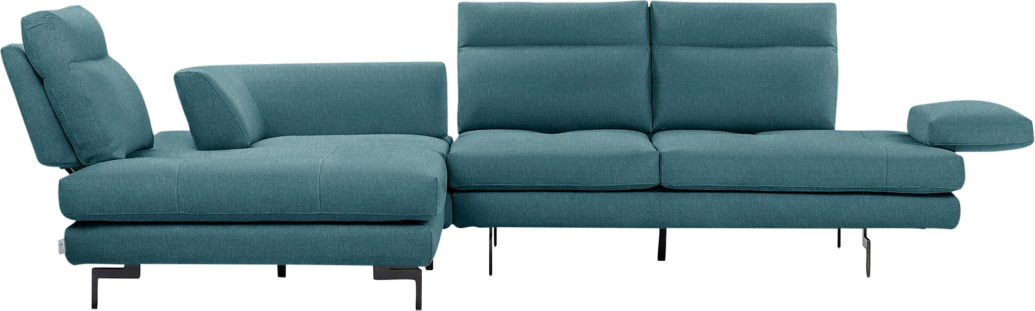 CALIA ITALIA Ecksofa "Toby Wing, Komfortsofa mit Sitzkomfort der Extraklass günstig online kaufen