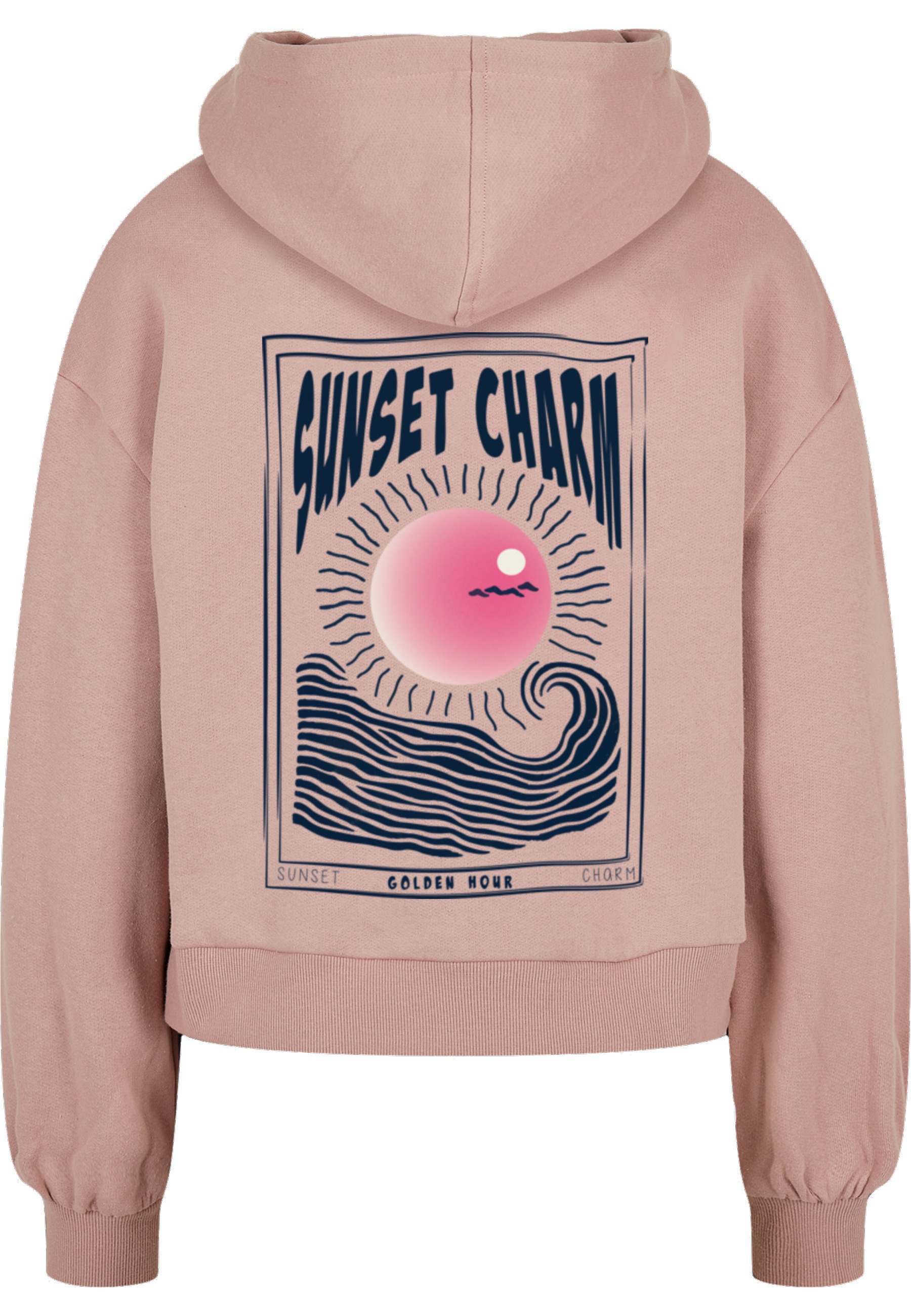 Merchcode Kapuzensweatshirt "Merchcode Ladies Sunset Charm Oversized Hoody" günstig online kaufen