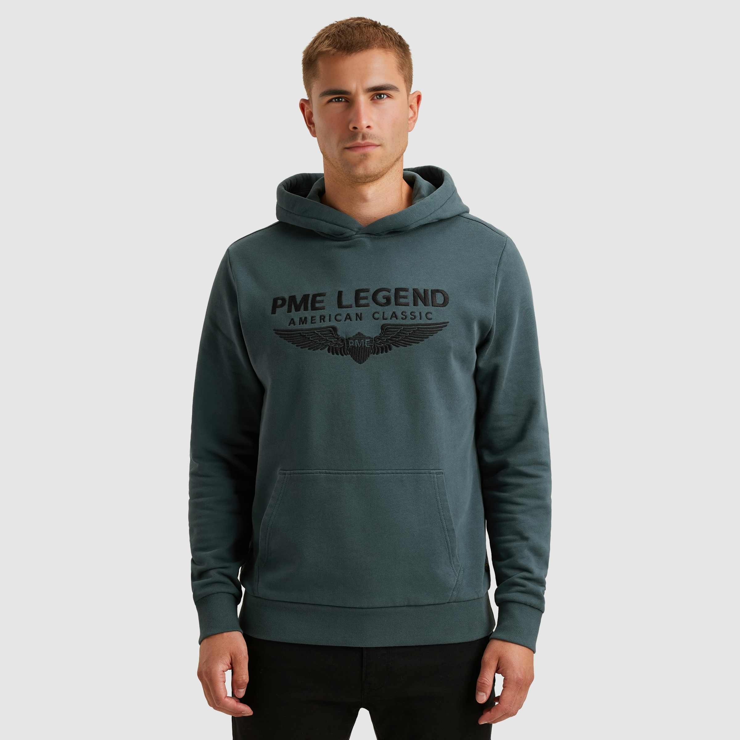 PME LEGEND Kapuzensweatshirt "Hooded soft terry with logo", mit Logo Print günstig online kaufen