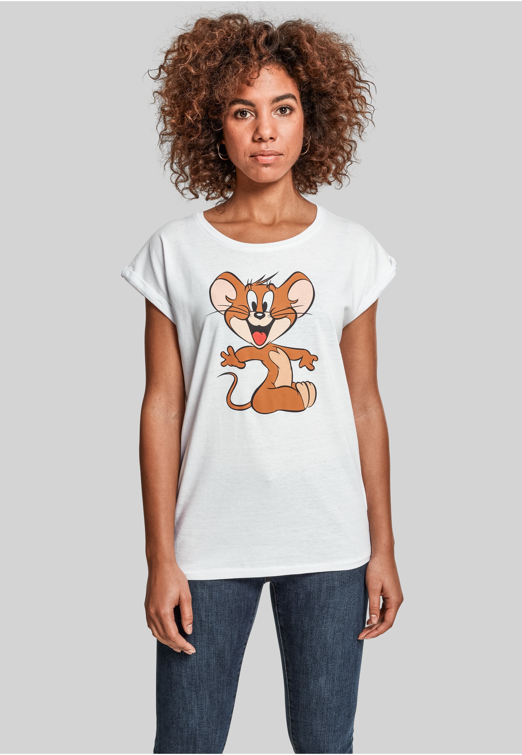 Merchcode T-Shirt »Merchcode Damen Ladies Tom & Jerry Mouse Tee« 1 Stk.