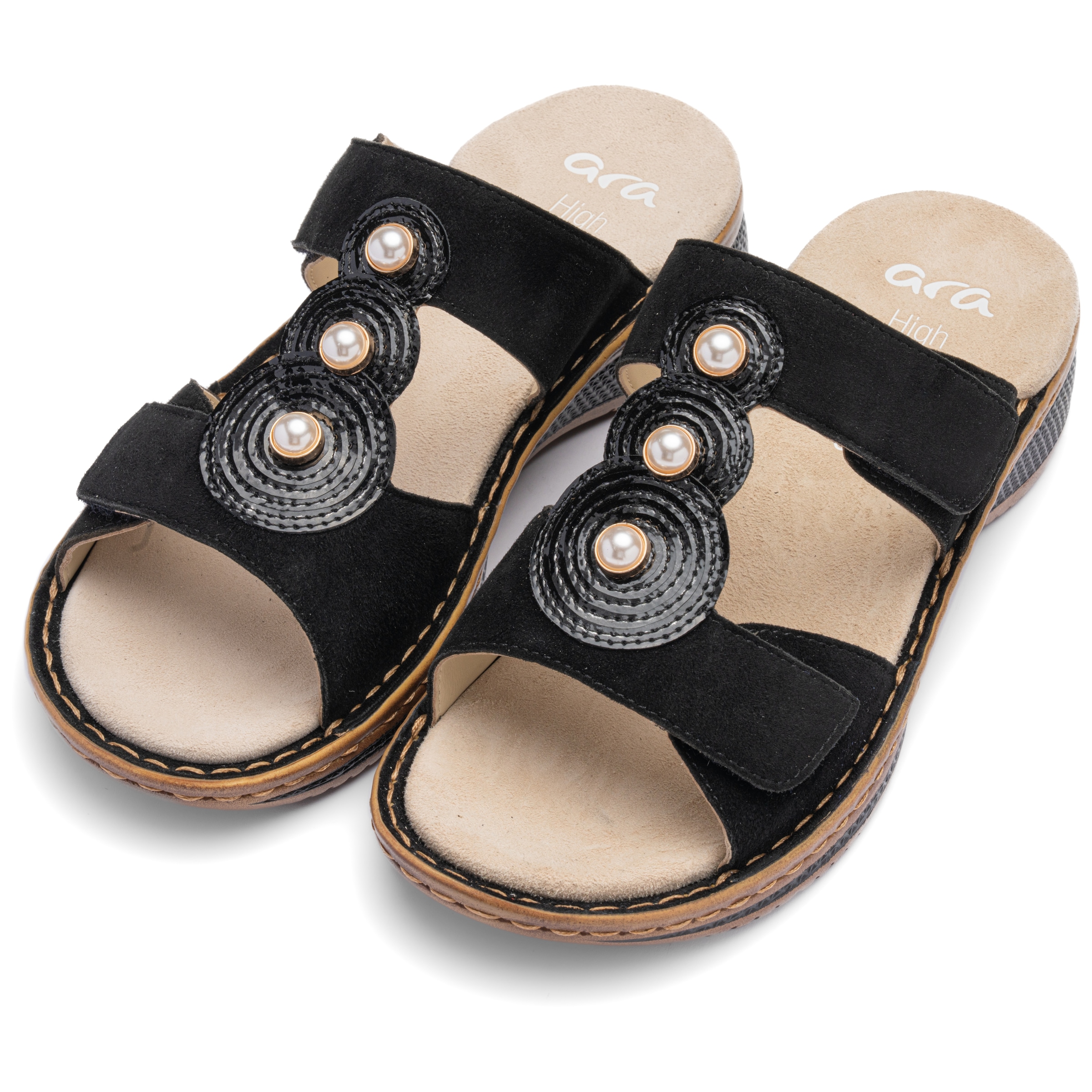 Ara Pantolette "HAWAII" Keilabsatz, Schlupfschuh, Bequemschuh in Weite G (= günstig online kaufen