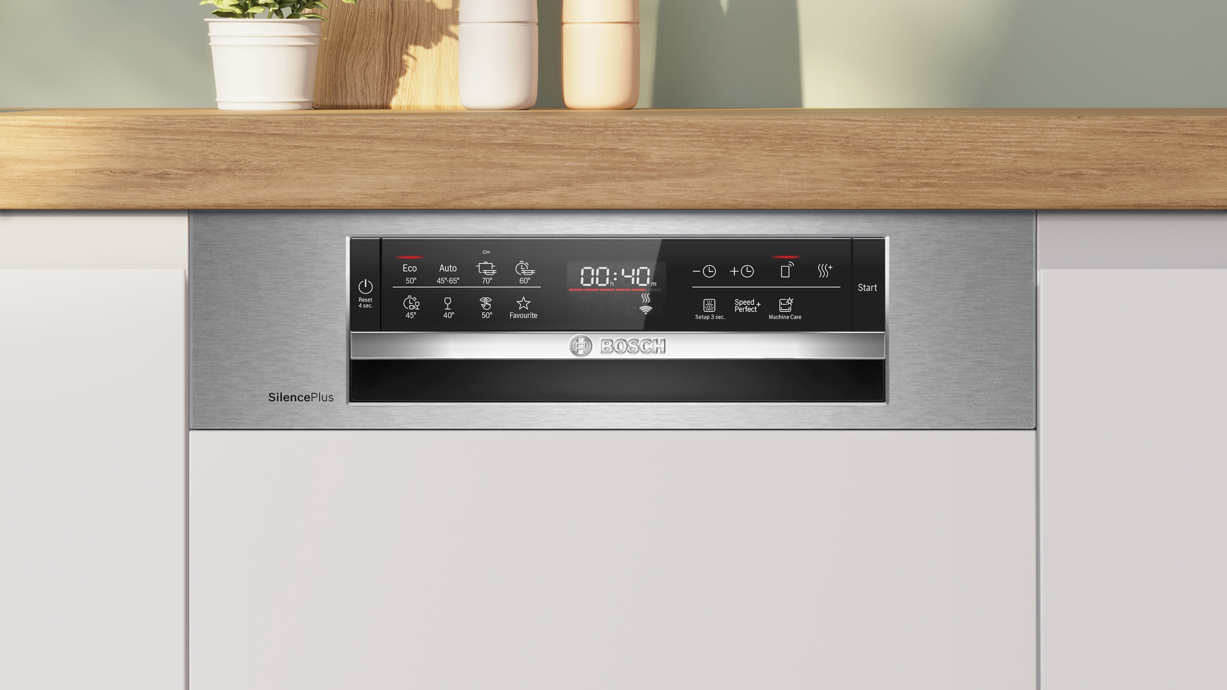 BOSCH teilintegrierbarer Geschirrspüler Serie 6 »SPI6EMS21E« 10 tlg. Maßgedecke