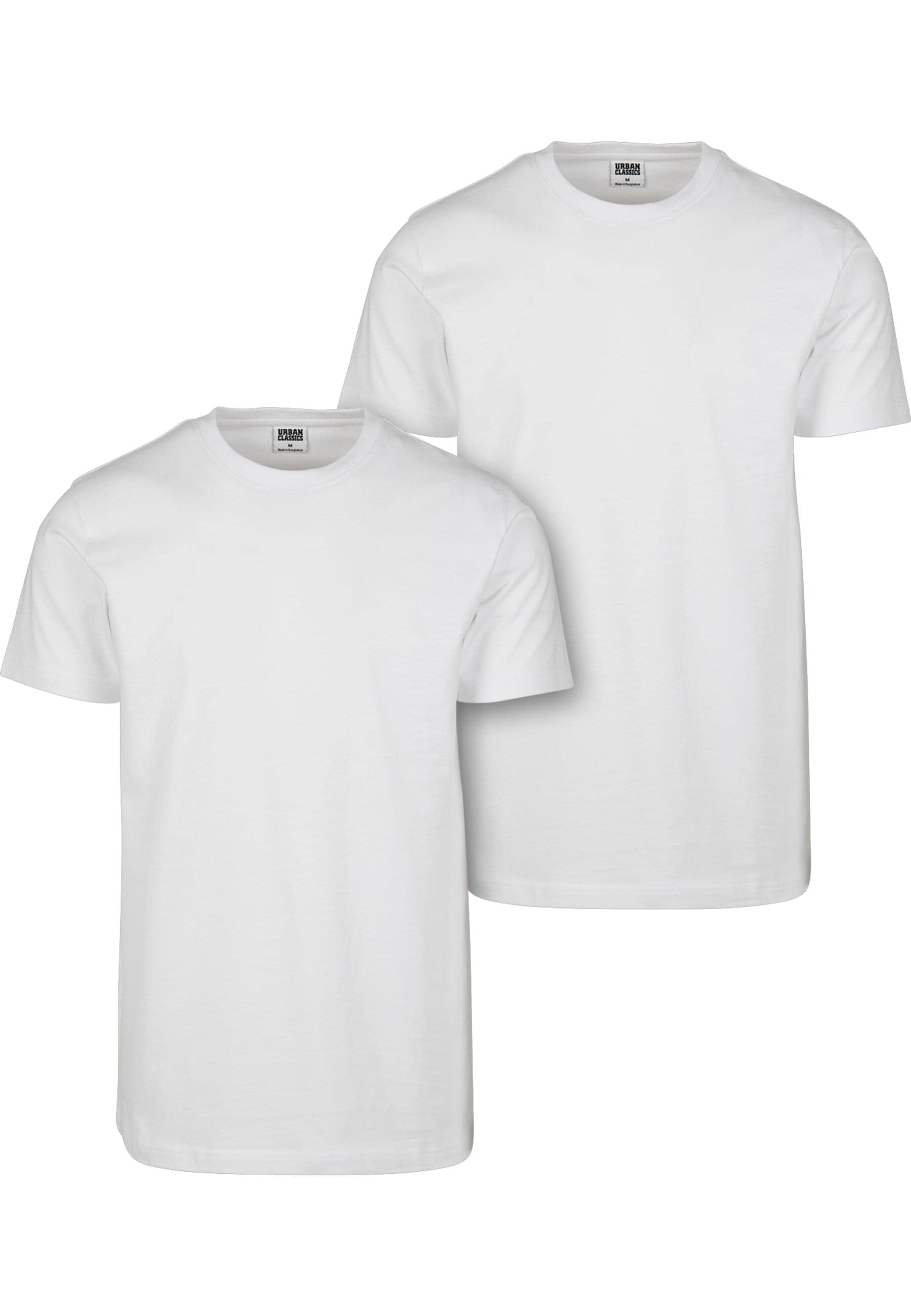 URBAN CLASSICS T-Shirt "Urban Classics Herren Basic Tee 2-Pack" 1 Stk. tlg. günstig online kaufen