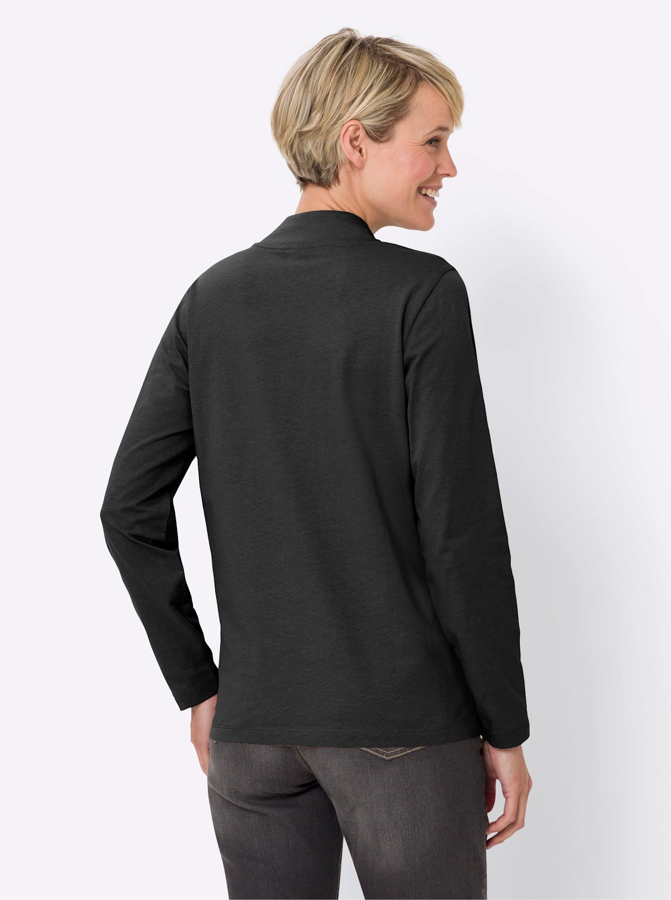 Classic Basics Stehkragenshirt "Shirt" 1 Stk. günstig online kaufen
