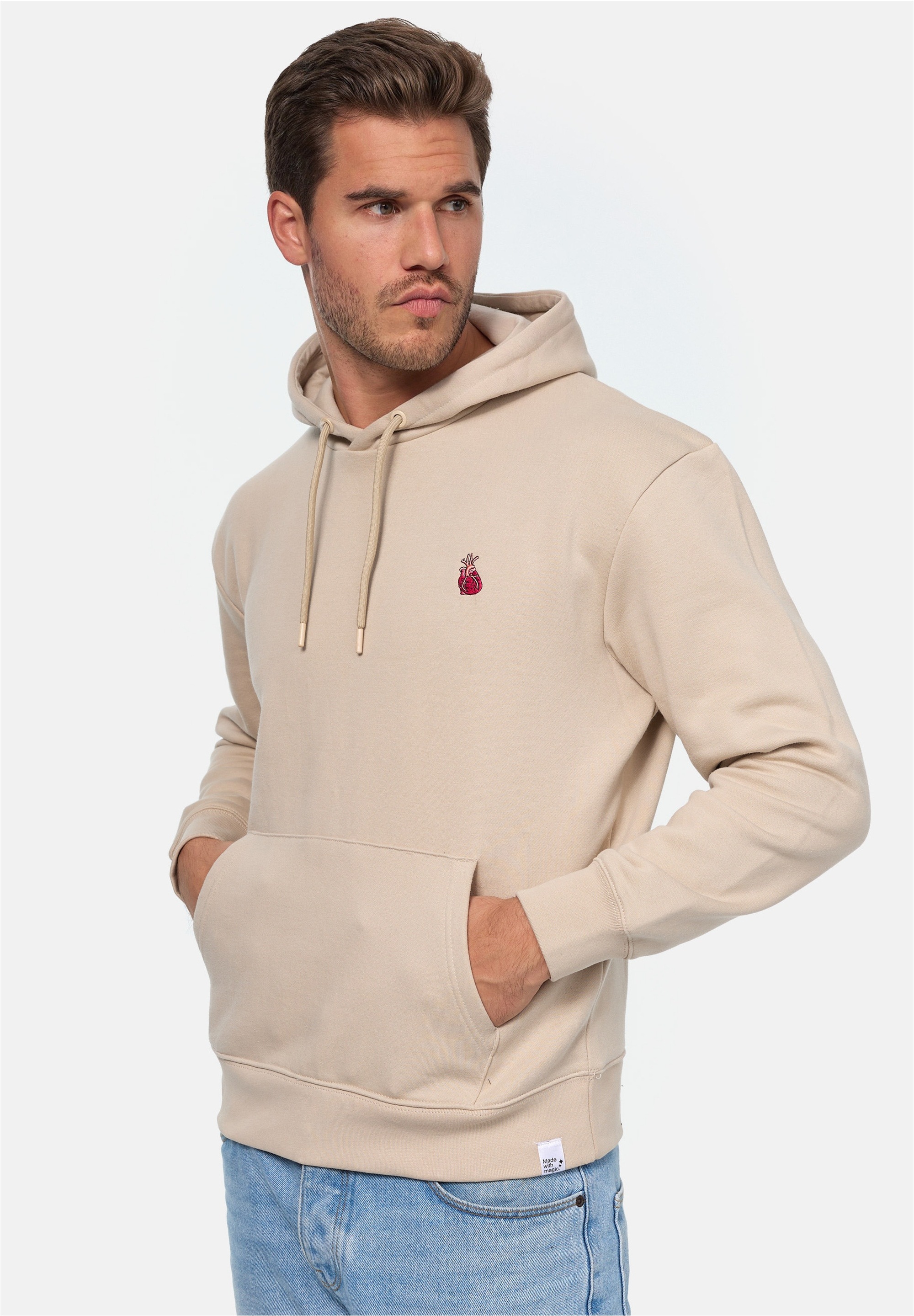 MIKON Kapuzensweatshirt, im zeitlosen Design