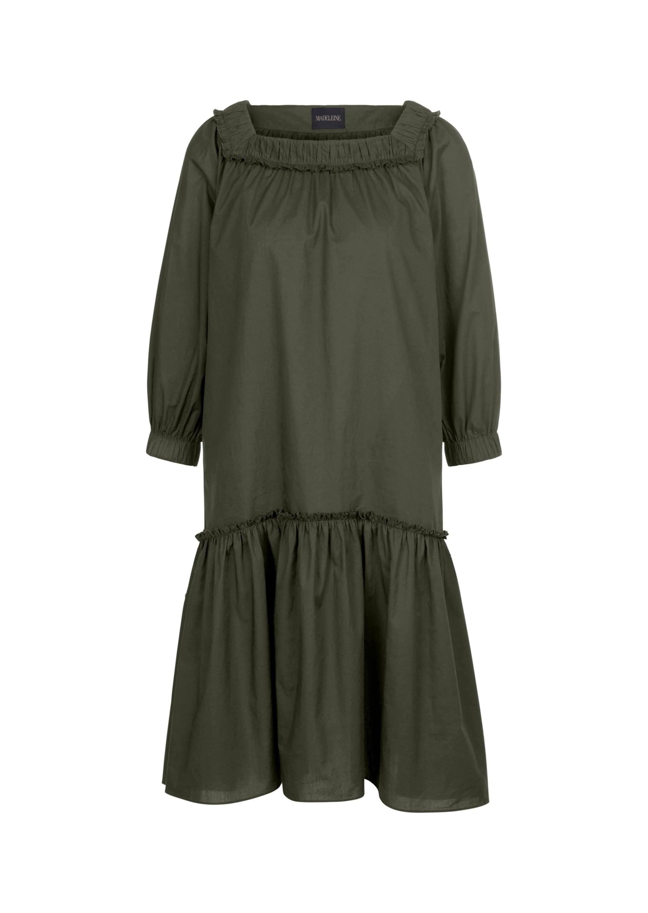 MADELEINE Sommerkleid "Kleid Kleid mit 3/4-Ärmeln und Volant" günstig online kaufen