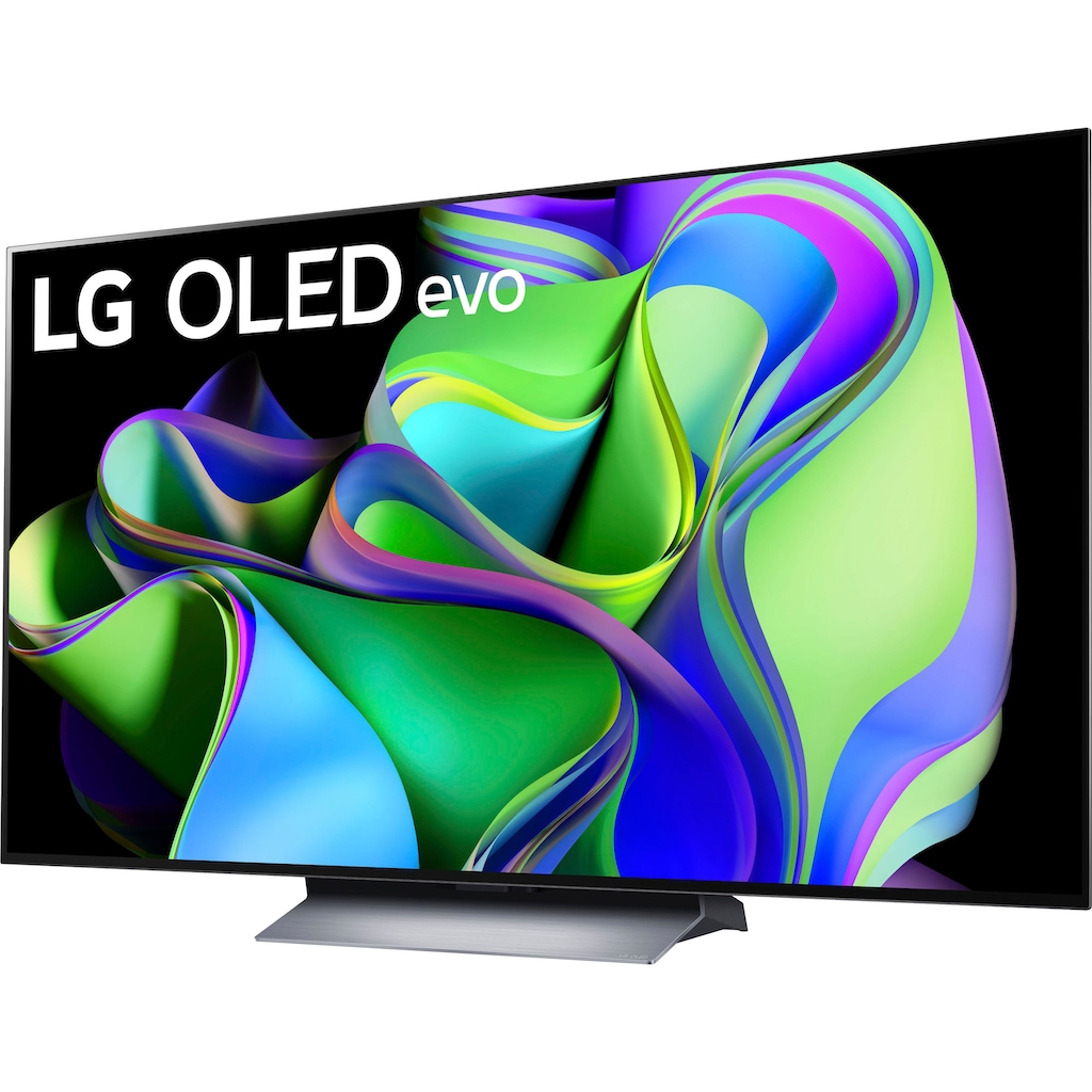 LG OLED-Fernseher »OLED55C37LA«, 139 cm/55 Zoll, 4K Ultra HD, Smart-TV, OLED evo, bis zu 120 Hz, α9 Gen6 4K AI-Prozessor, Twin Triple Tuner