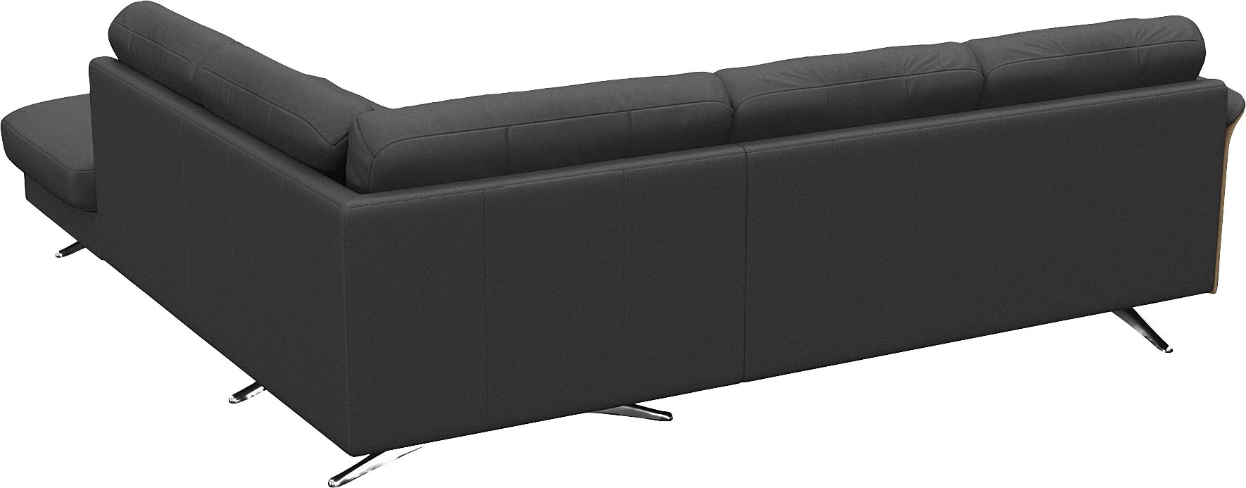FLEXLUX Ecksofa »Glow, super bequem durch hochwertigem Sitzaufbau mit Federkern, L-Form«, Modernes skandinavisches Design