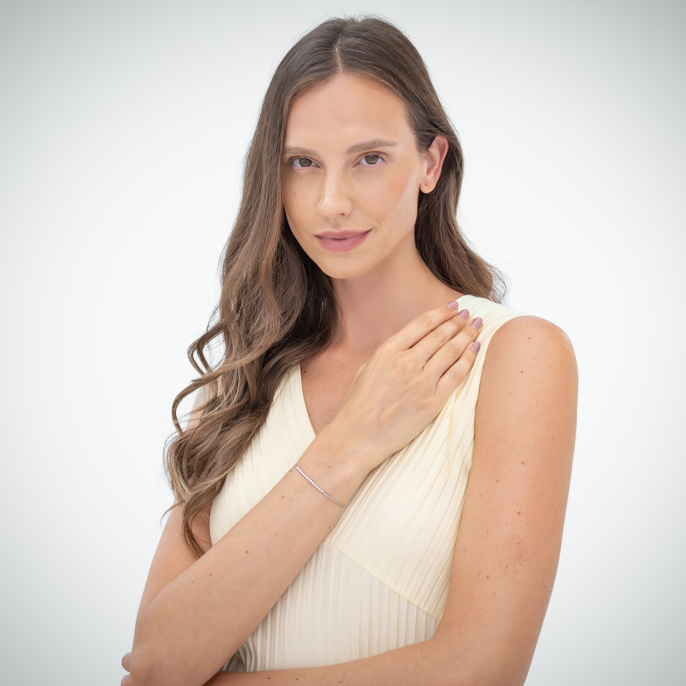 BOSS Armkette »KASSY DIVINE« mit Glasstein
