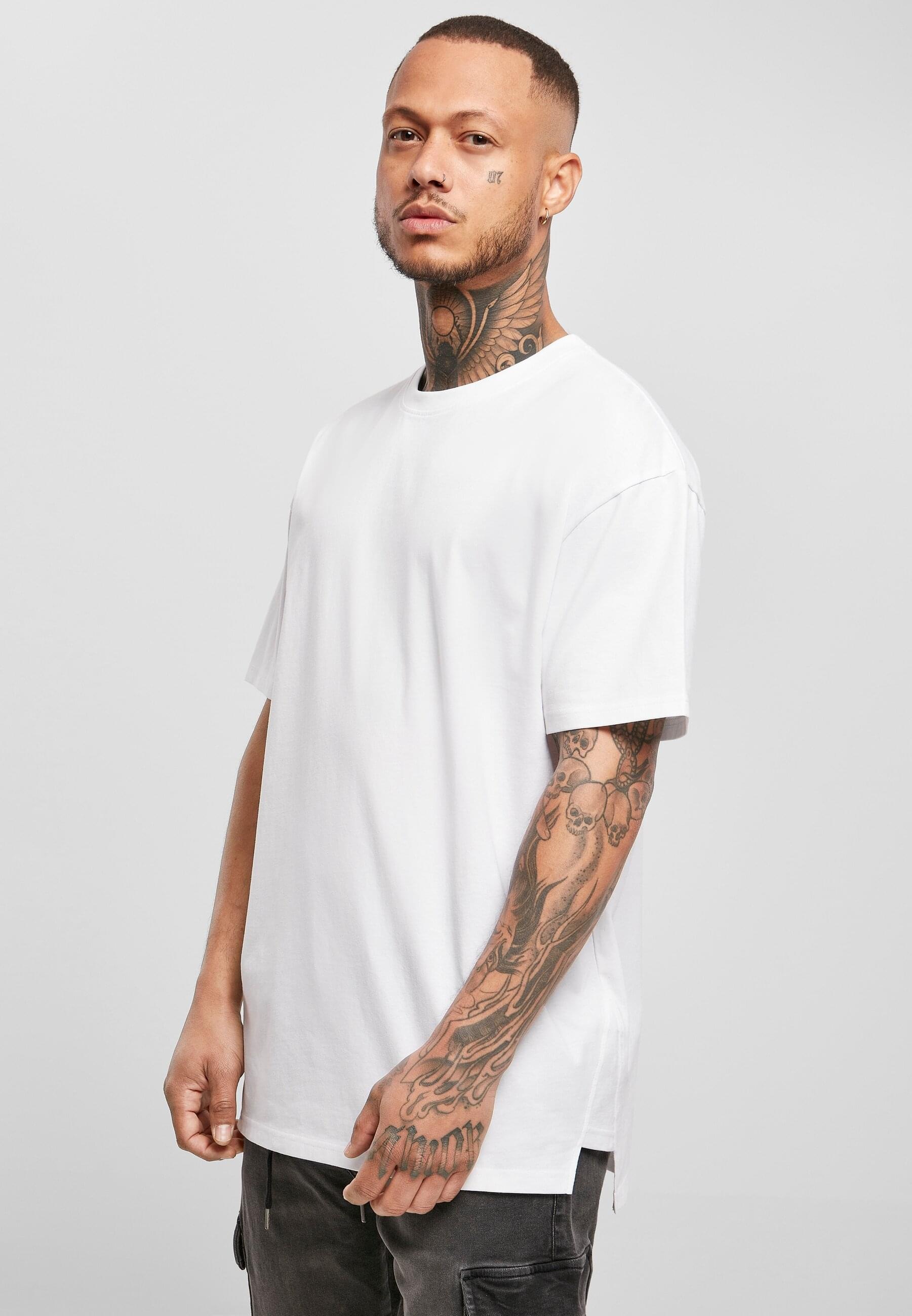 URBAN CLASSICS T-Shirt »Urban Classics Herren Triangle Tee«, (1 tlg.)