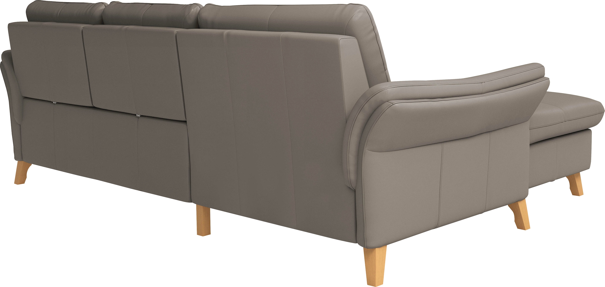 sit&more Ecksofa »Göteborg«, Sitztiefenverstellung und Federkern, wahlweise mit Bettfunktion
