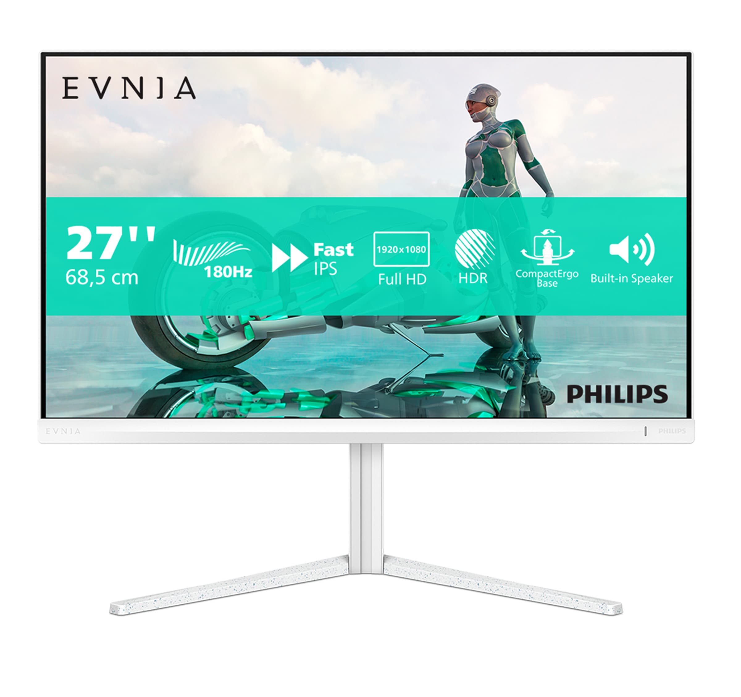 PHILIPS Gaming-Monitor "27M2N3201A", weiß, Monitore