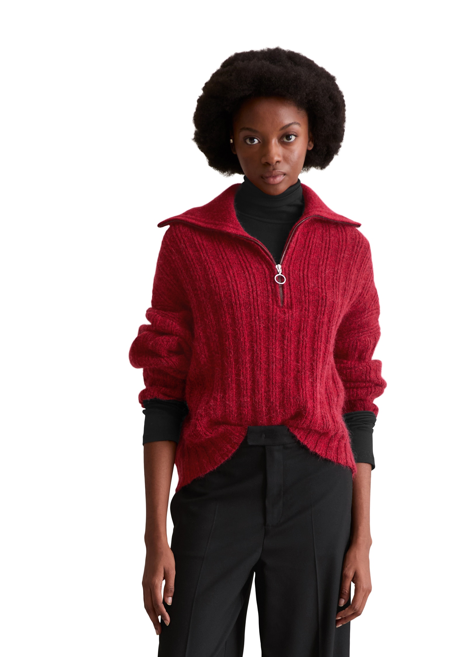 Marc OPolo DENIM Rollkragenpullover "aus edlem Wolle-Alpakawolle-Mix" günstig online kaufen