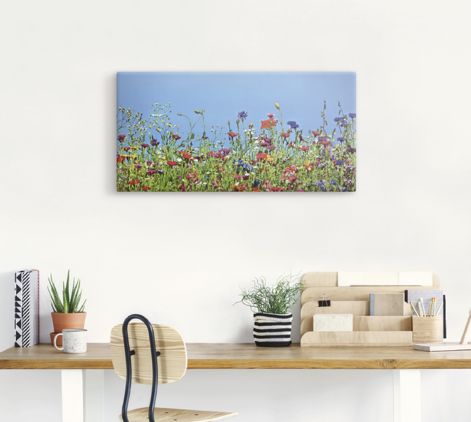 Artland Wandbild »Blumenwiese II« Blumenwiese 1 Stk. tlg. als Leinwandbild, Wandaufkleber in verschied. Größen