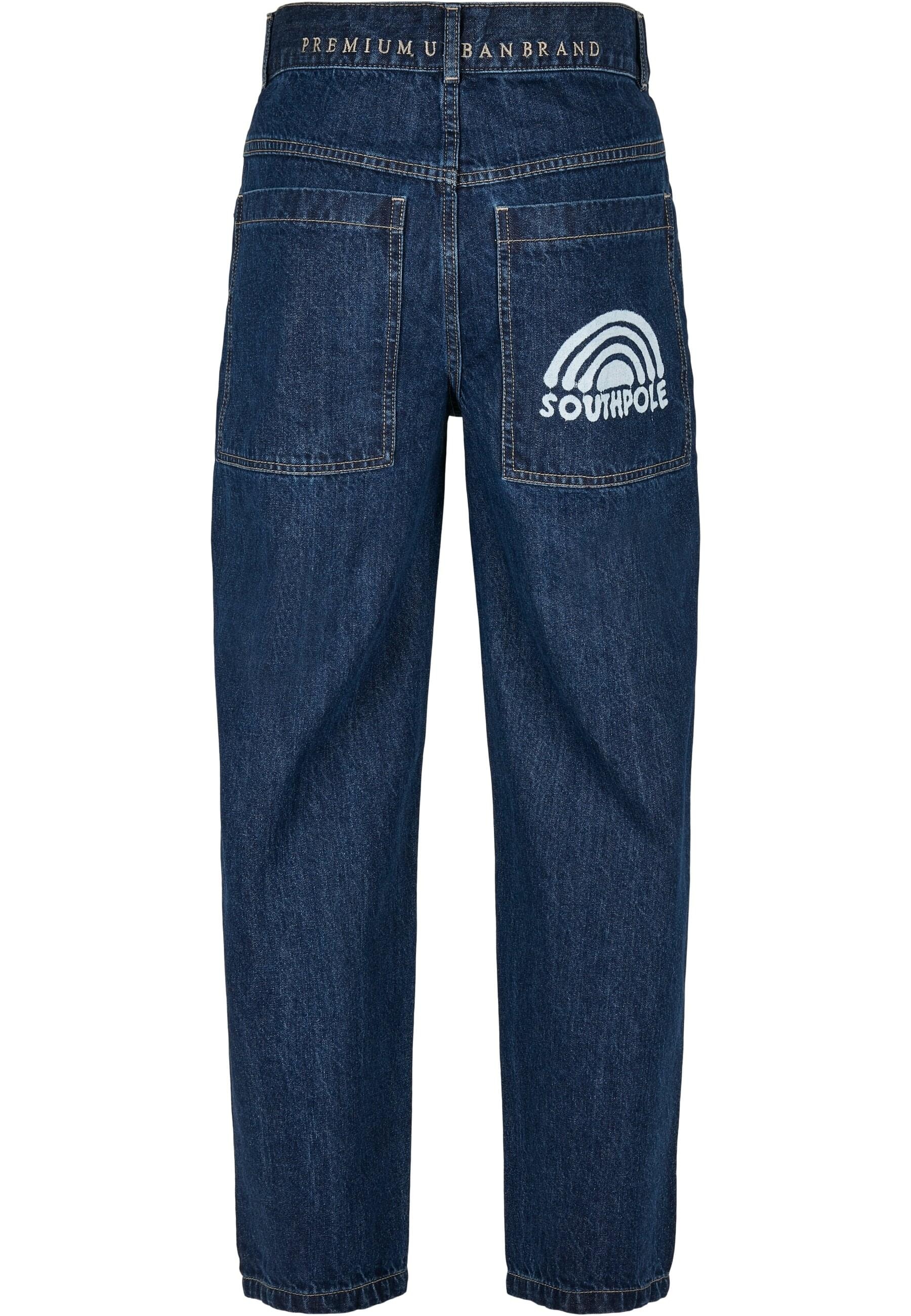 Southpole Bequeme Jeans »Southpole Herren Southpole Spray Logo Denim«, (1 tlg.)