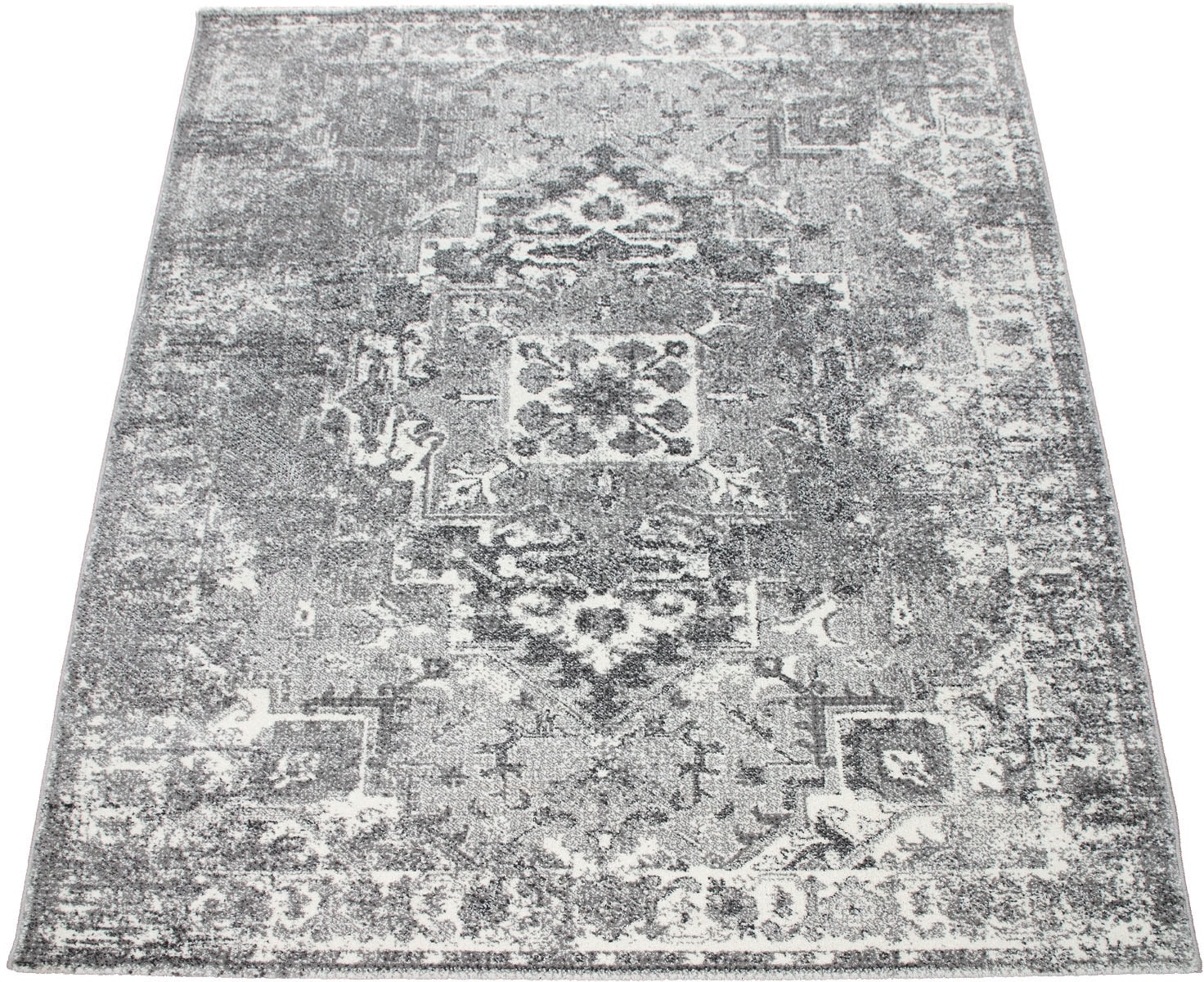 Paco Home Teppich "Alabama 372" rechteckig 12 mm Höhe Kurzflor, Orient-Opti günstig online kaufen
