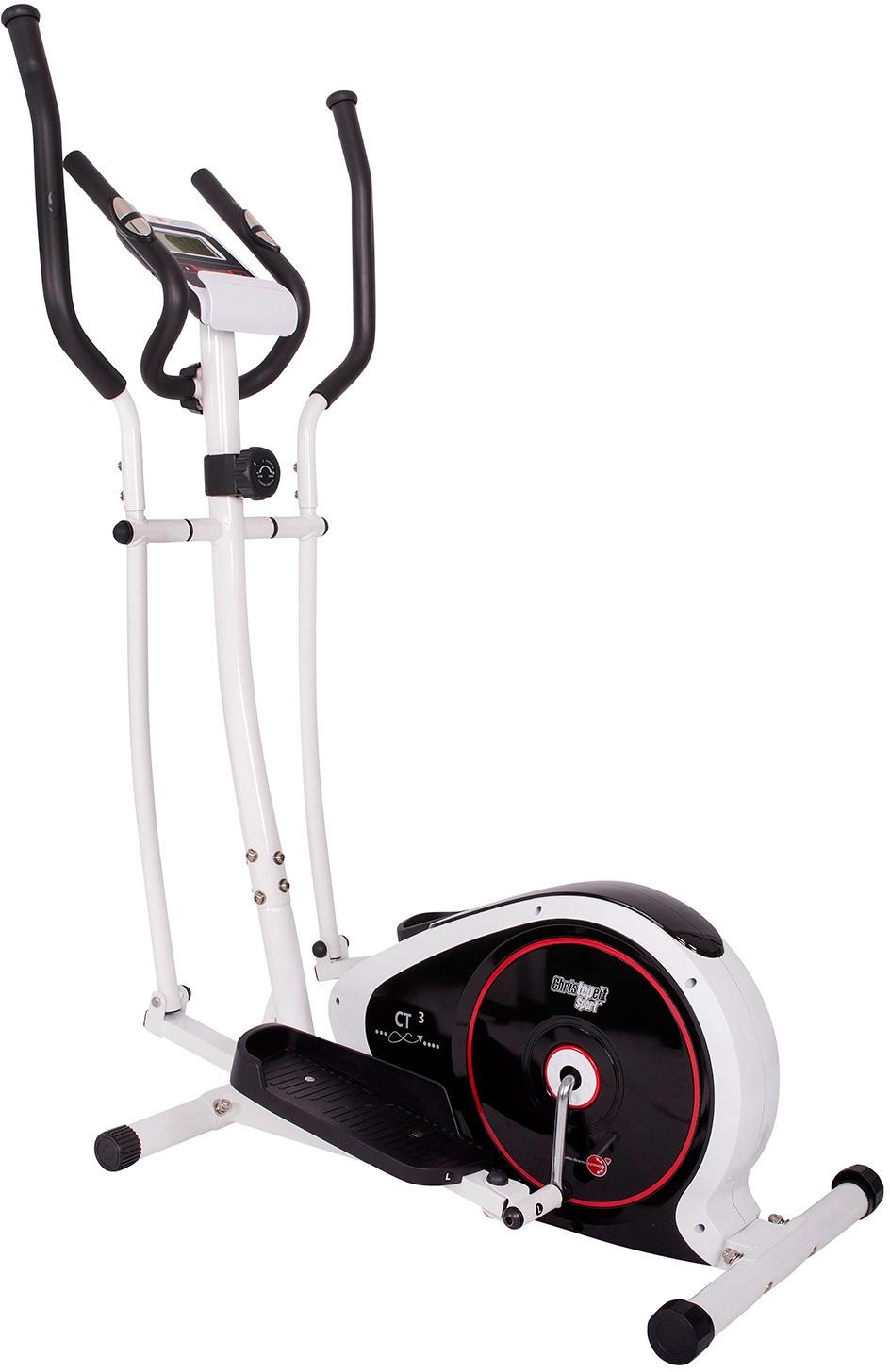 Crosstrainer "CT 3", ohne Unterlegmatte, rot, CHRISTOPEIT SPORT, Crosstrainer, 100 kg max. Benutzergewicht, 8 Widerstandsstufen