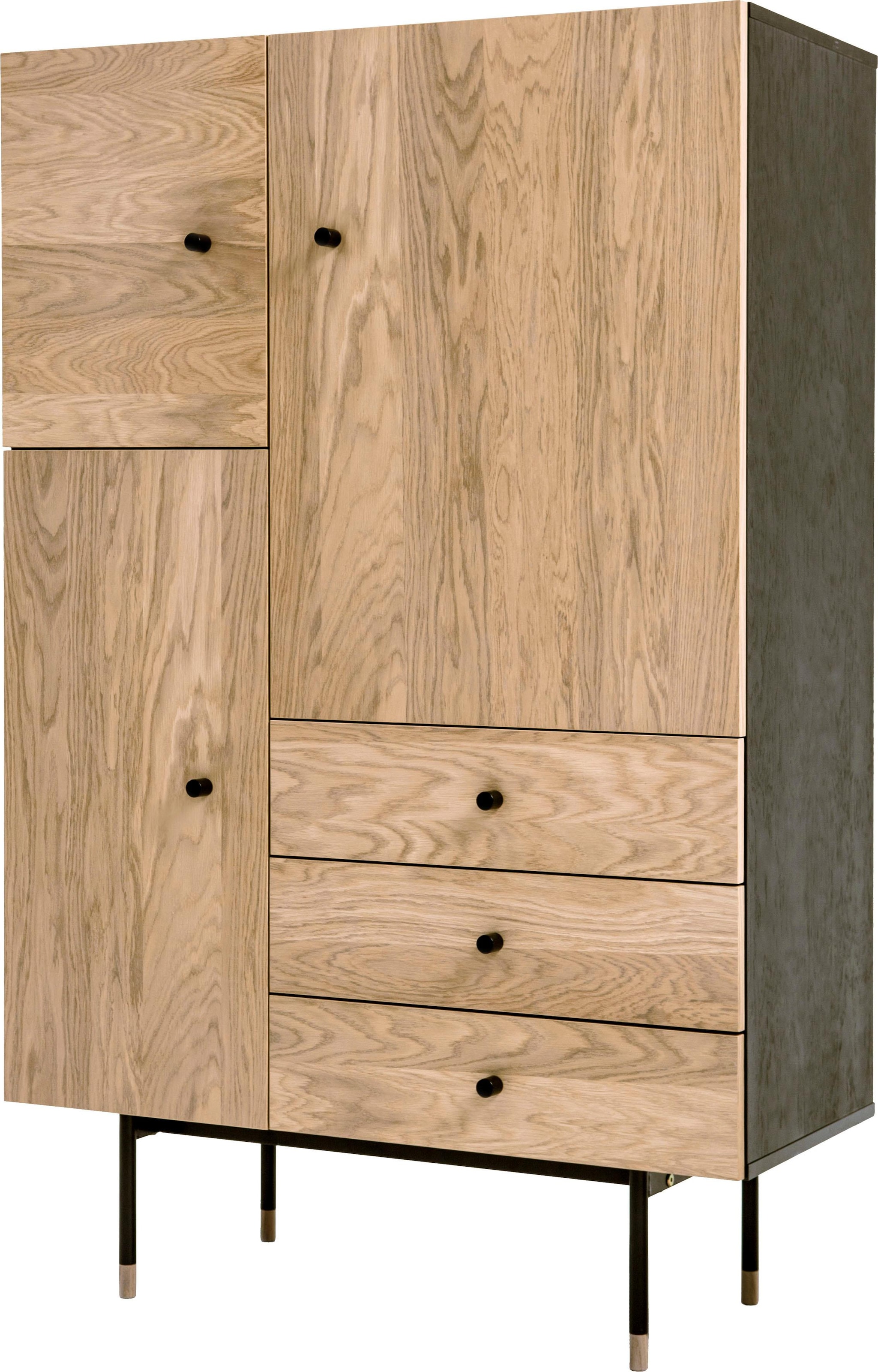 Woodman Highboard »Daniel«, Stauraumschrank mit Soft Close Funktion, Breite 90 cm