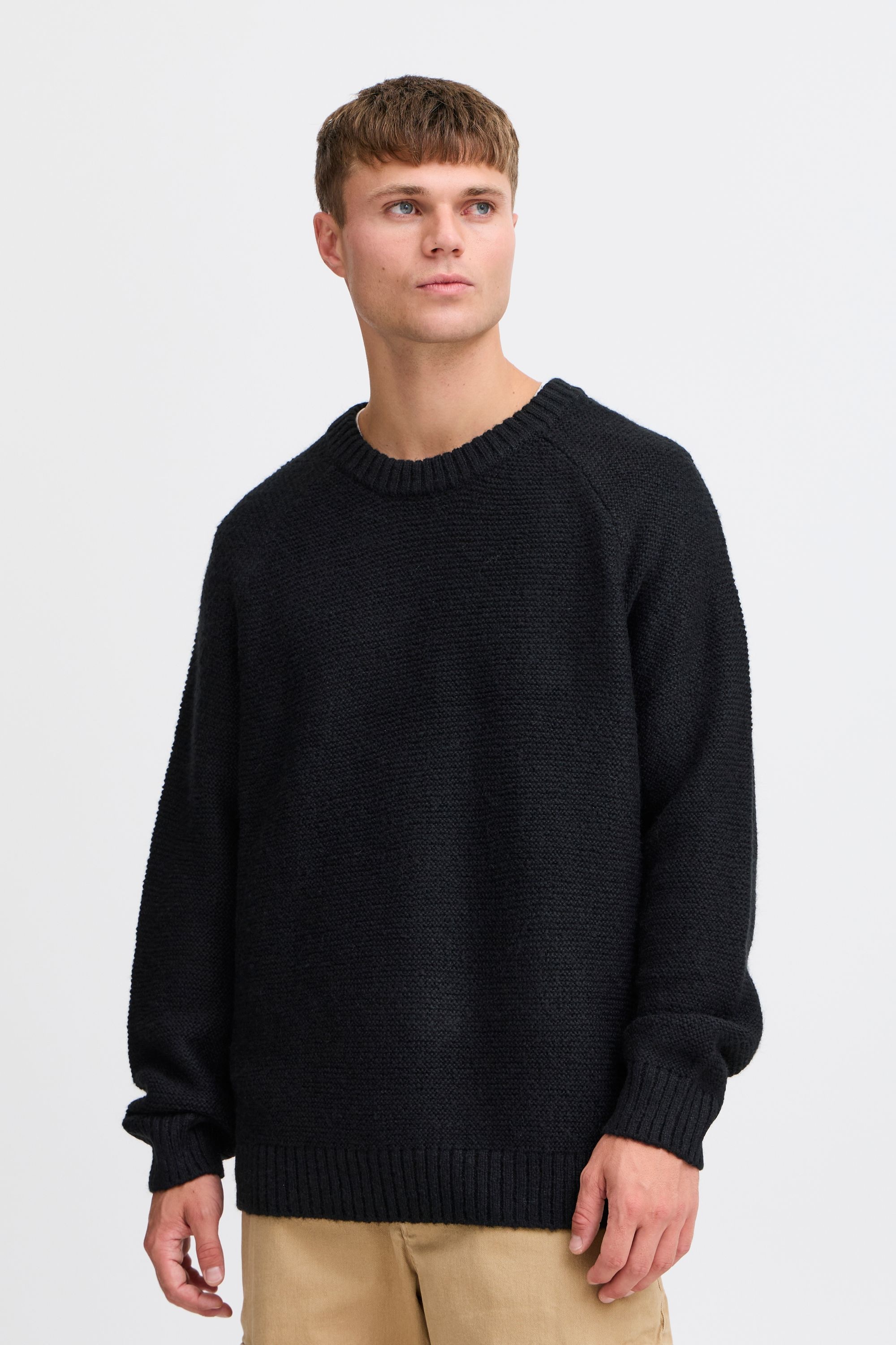 !Solid Strickfleece-Pullover »Strickpullover SDNOHAR«