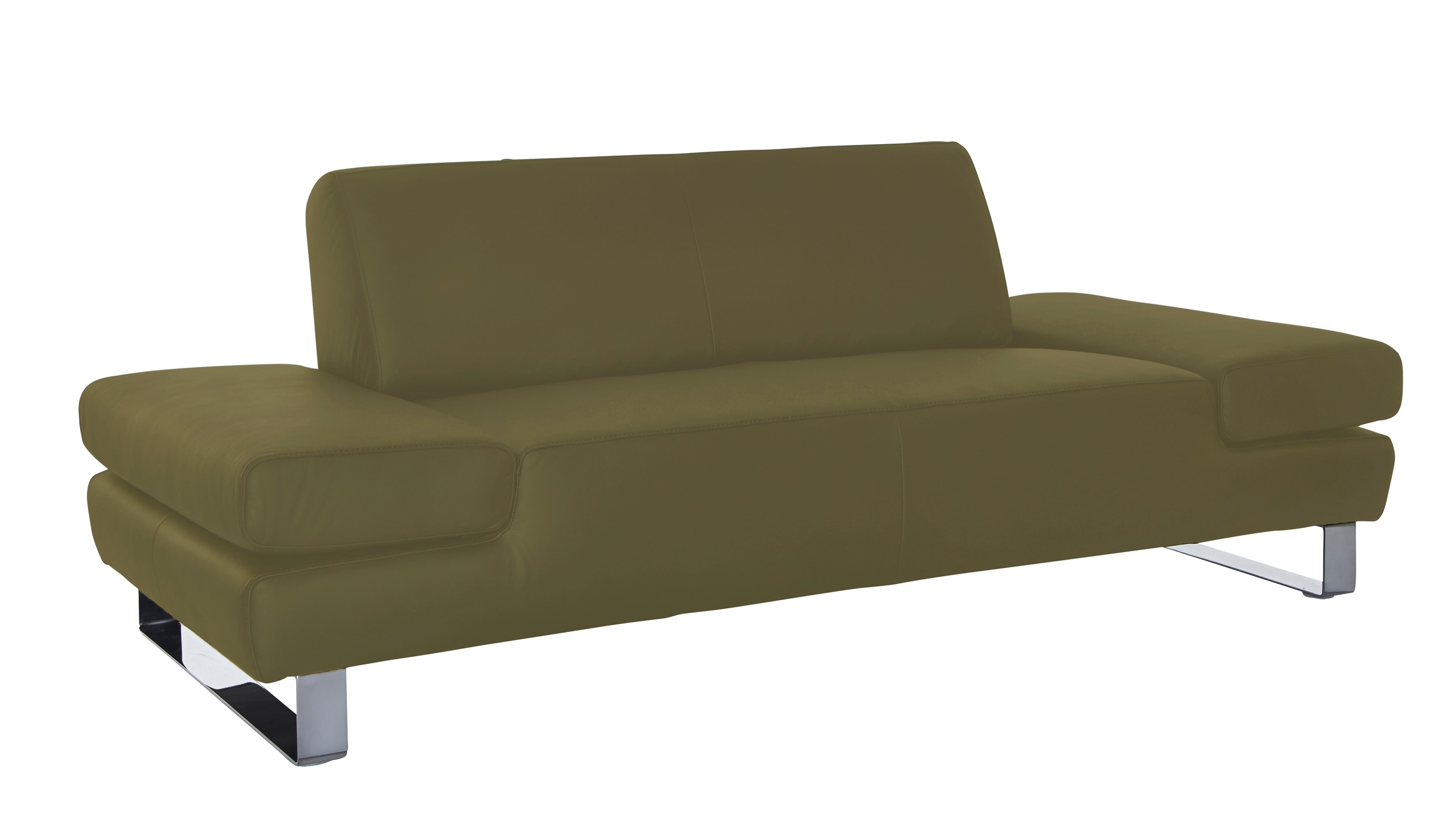 W.SCHILLIG 2-Sitzer "taboo Designsofa mit hohem Sitzkomfort, Breite 202cm, Sitztiefe 59cm" mit Normaltiefe, inklusive Armlehnenverstellung