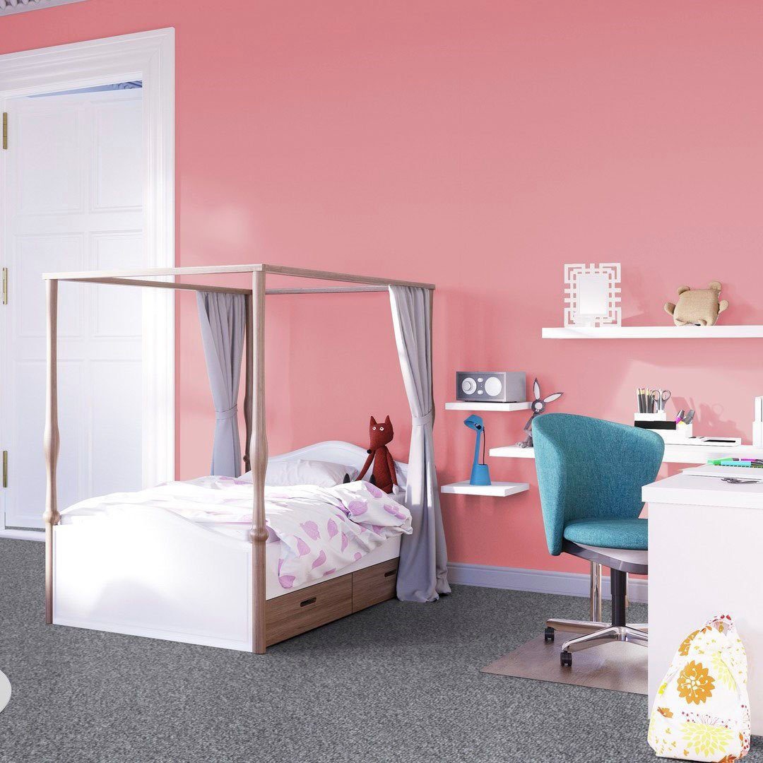 Bodenmeister Teppichboden »Baltic, Schlinge - meliert, Made in Belgium«, rechteckig, 5 mm Höhe, Wohnzimmer, Schlafzimmer, Kinderzimmer, Breite 400/500 cm