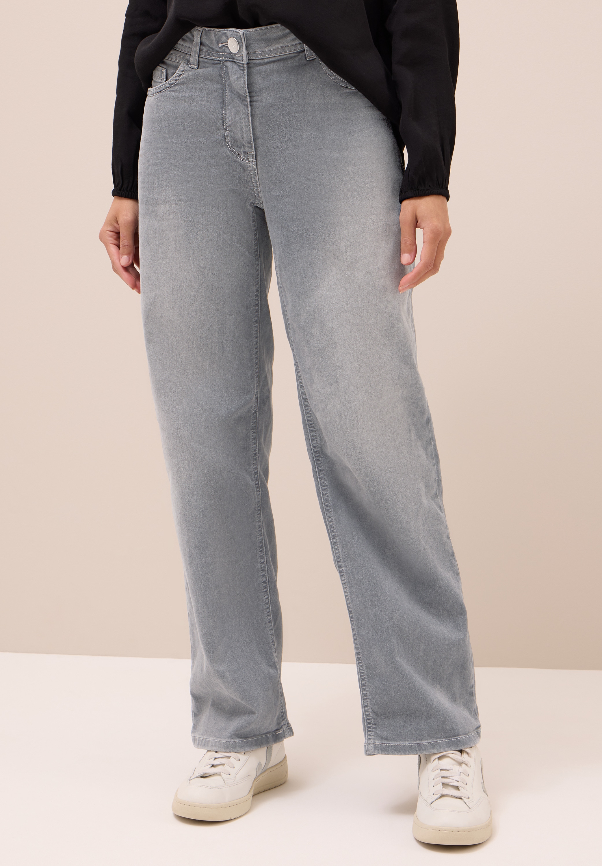 Cecil Loose-fit-Jeans, High Waist
