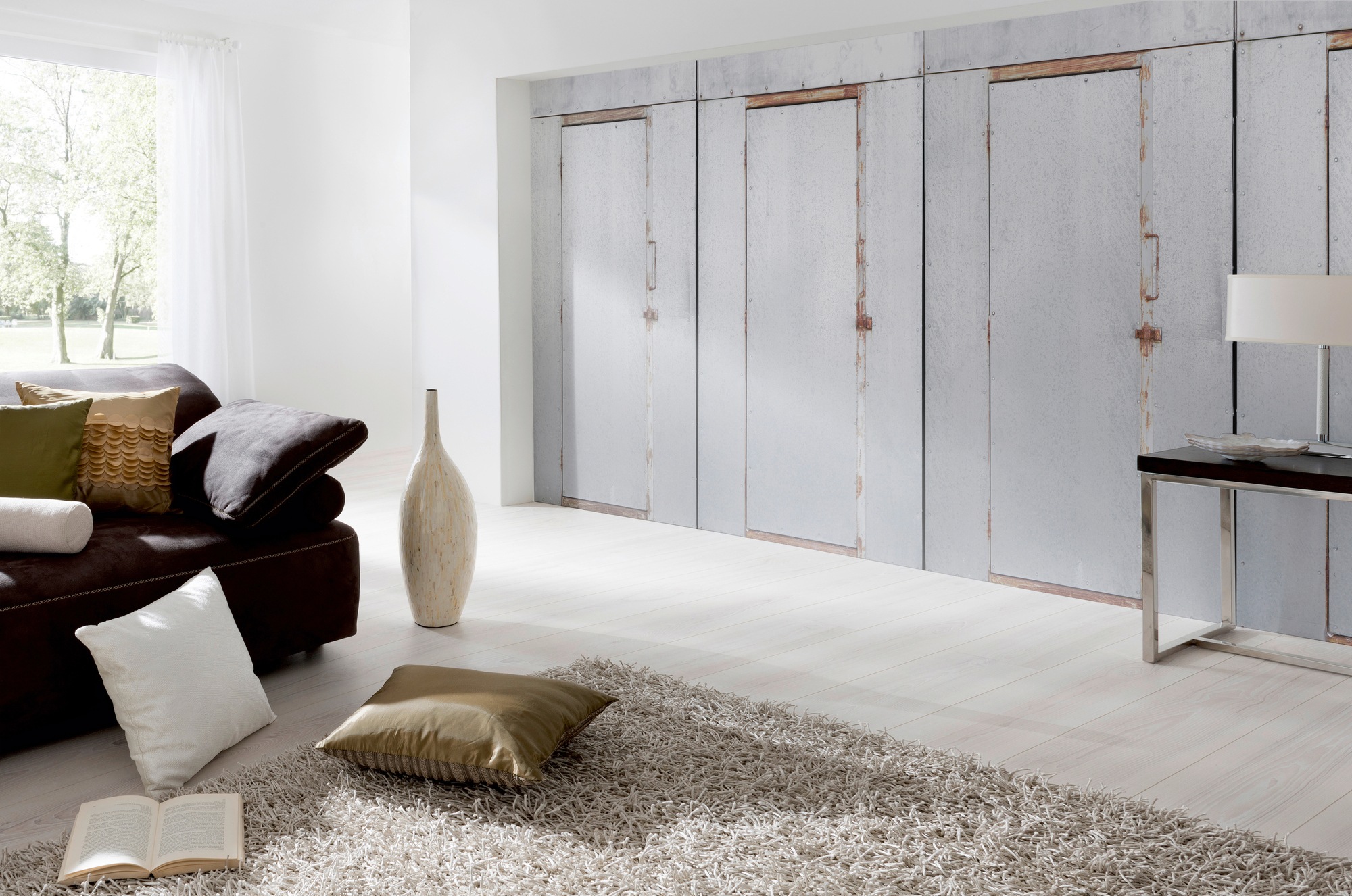 Architects Paper Fototapete "Iron Doors" Vlies, Wand, Schräge günstig online kaufen