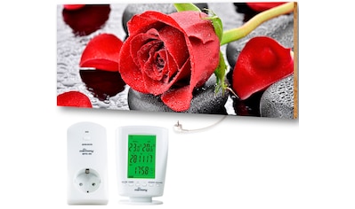 Infrarotheizung »MOTIV-Heizkörper "Red Roses" 830017, 800 Watt«, aus deutschem...