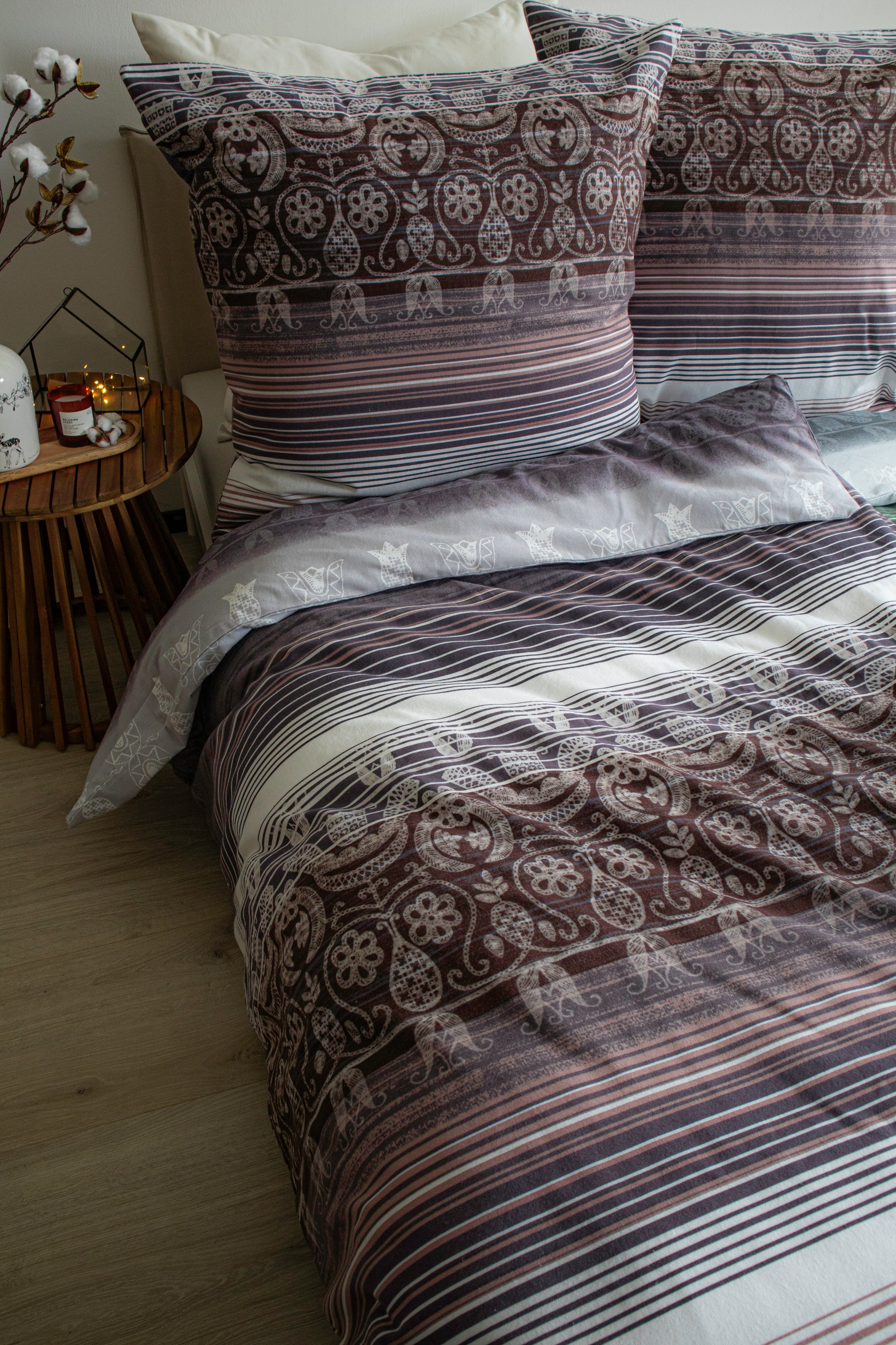 Thumbnail - fleuresse Bettwäsche "Aspen" 2 Stk. tlg. Feinbiber mit Karo