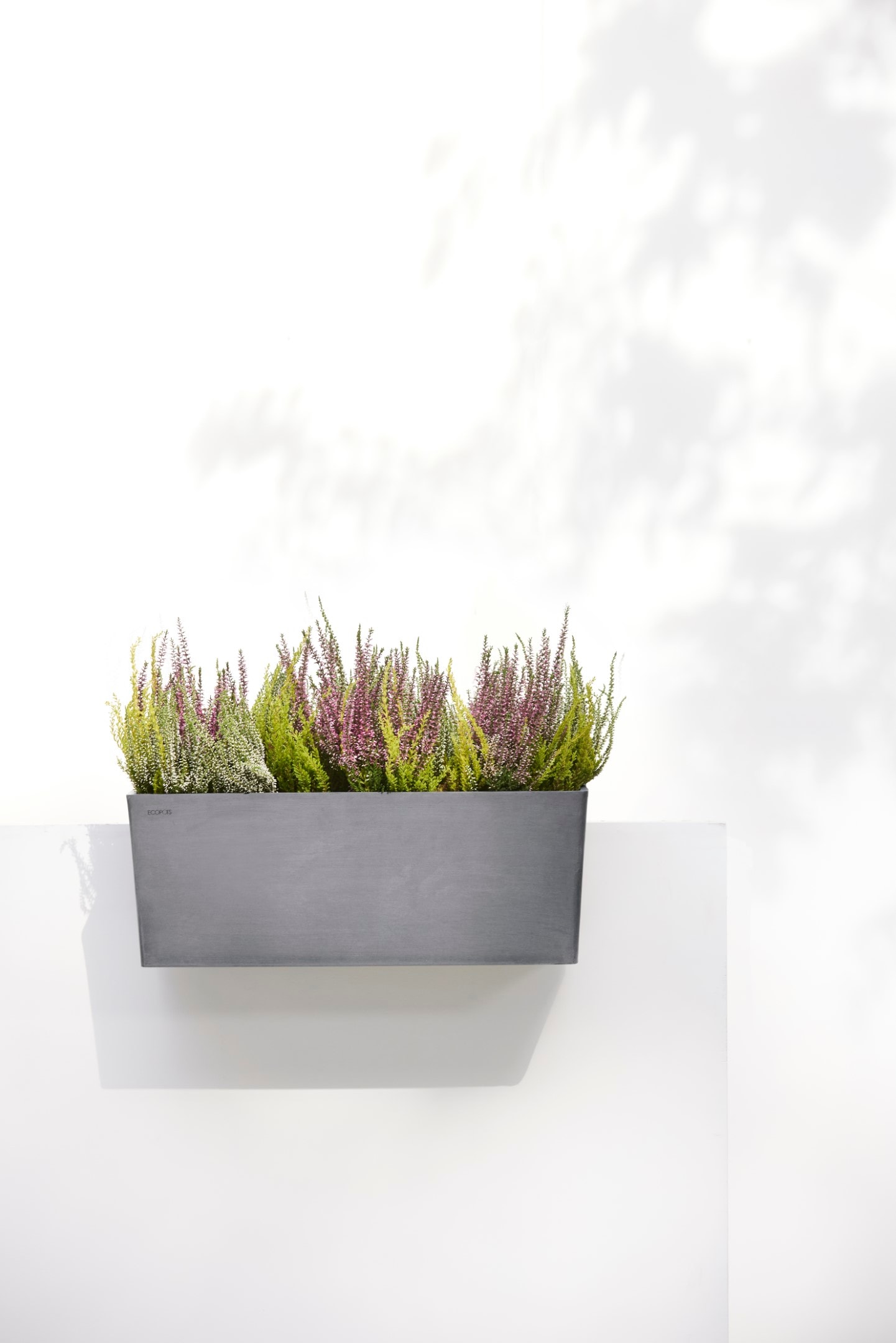 Ecopots Pflanztopf Bruges Hängend Grau 55 cm x 20 cm x 21 cm günstig online kaufen