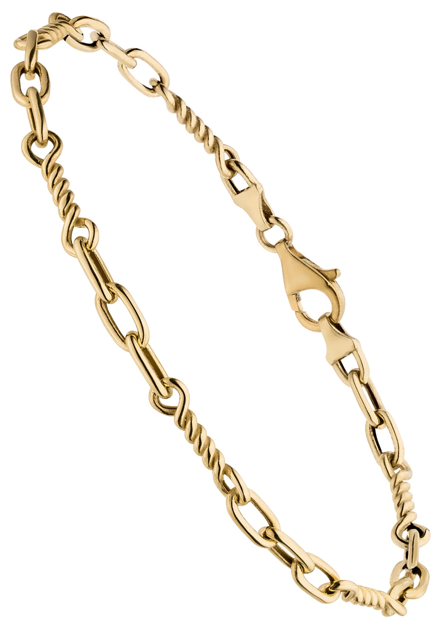 JOBO Goldarmband »Armband Fantasiearmband 4,1 mm 19 cm« 333 Gold