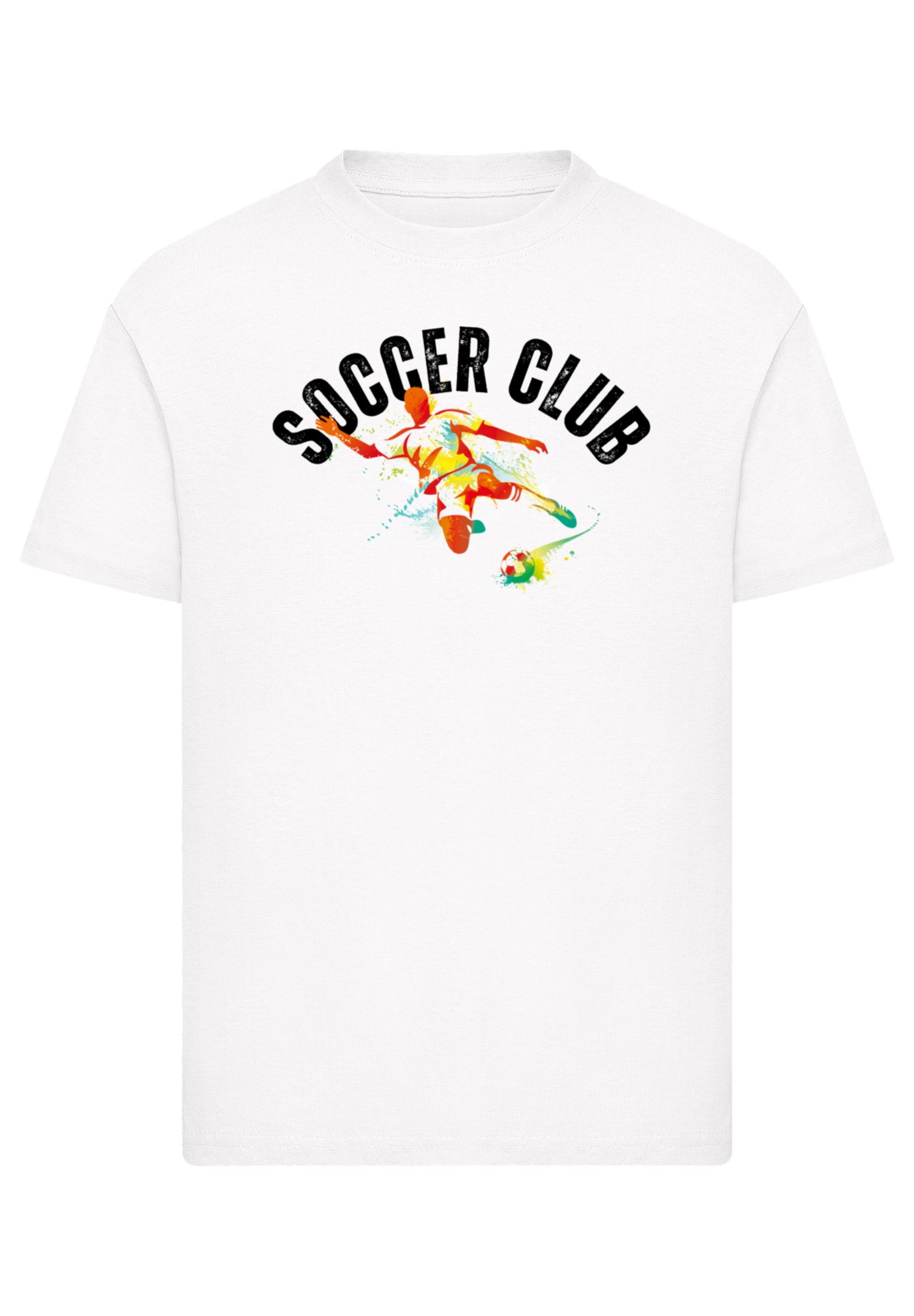 F4NT4STIC T-Shirt »Soccer Club Sport Fan Artwork«, Premium Qualität