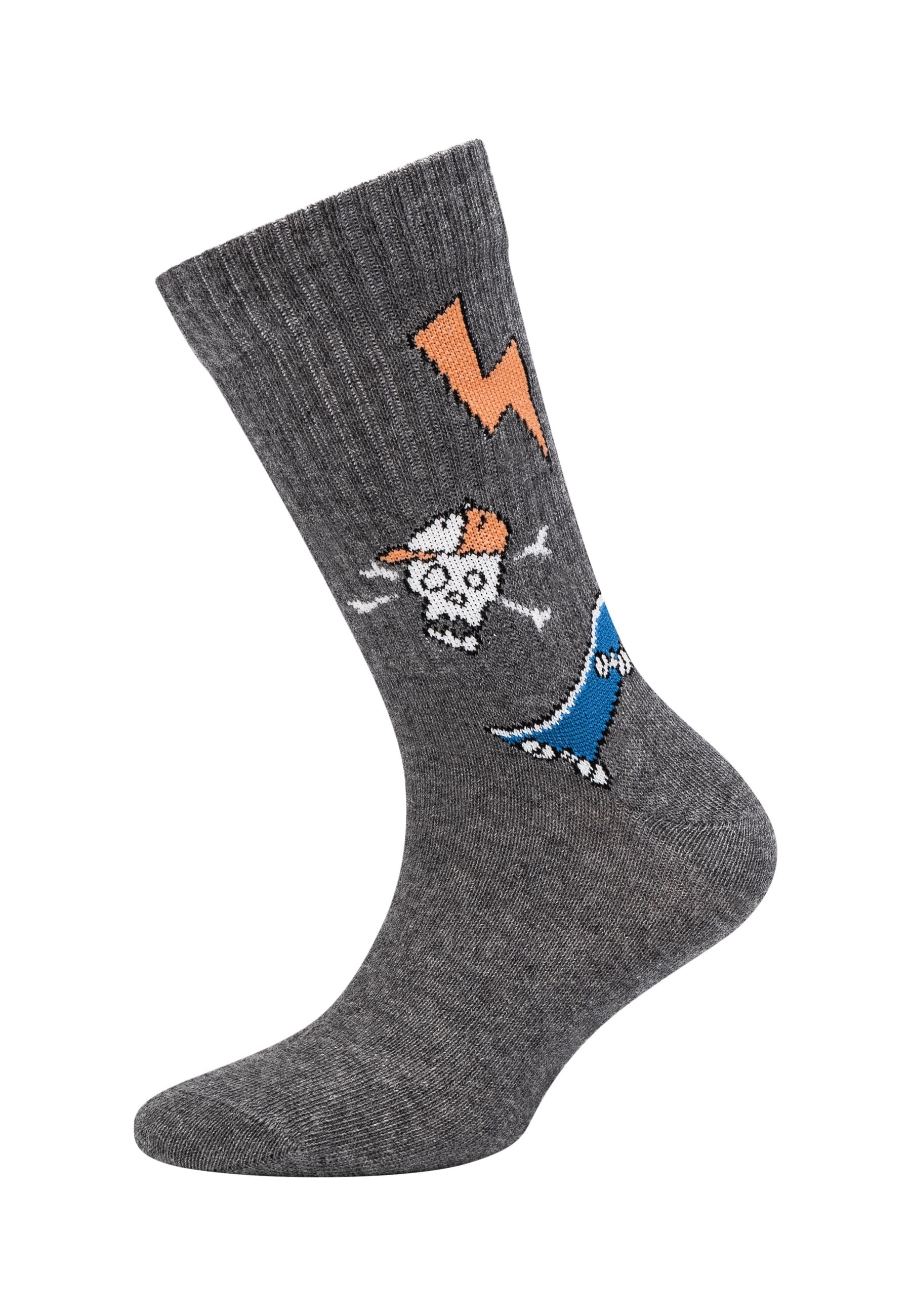 Camano Socken »Kindersocken ca-soft 8er Pack«, 8er Pack Ohne drückenden Gummibund, Mit OCS zertifizierter Baumwolle