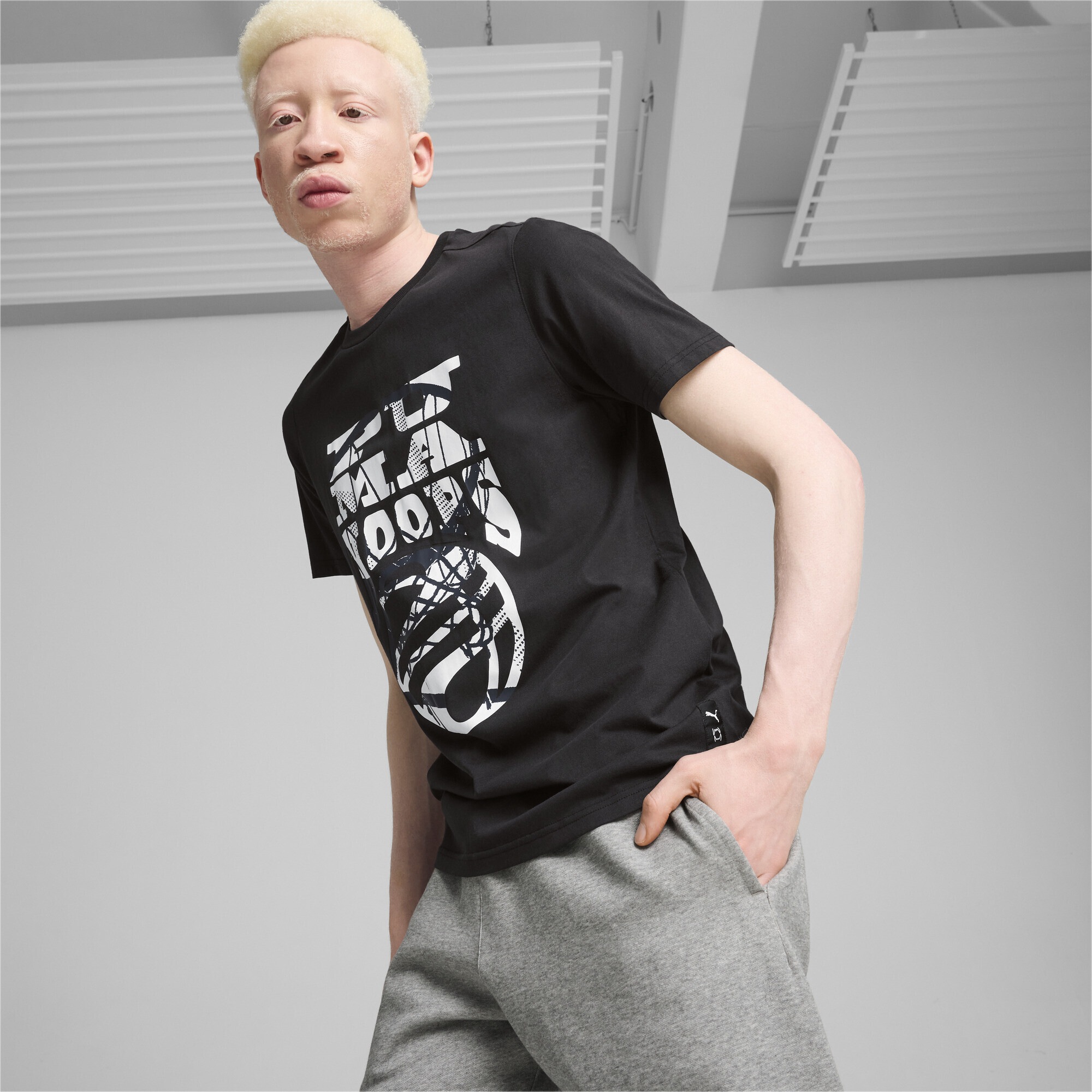 PUMA Trainingsshirt »The Hooper Basketball-T-Shirt Herren«