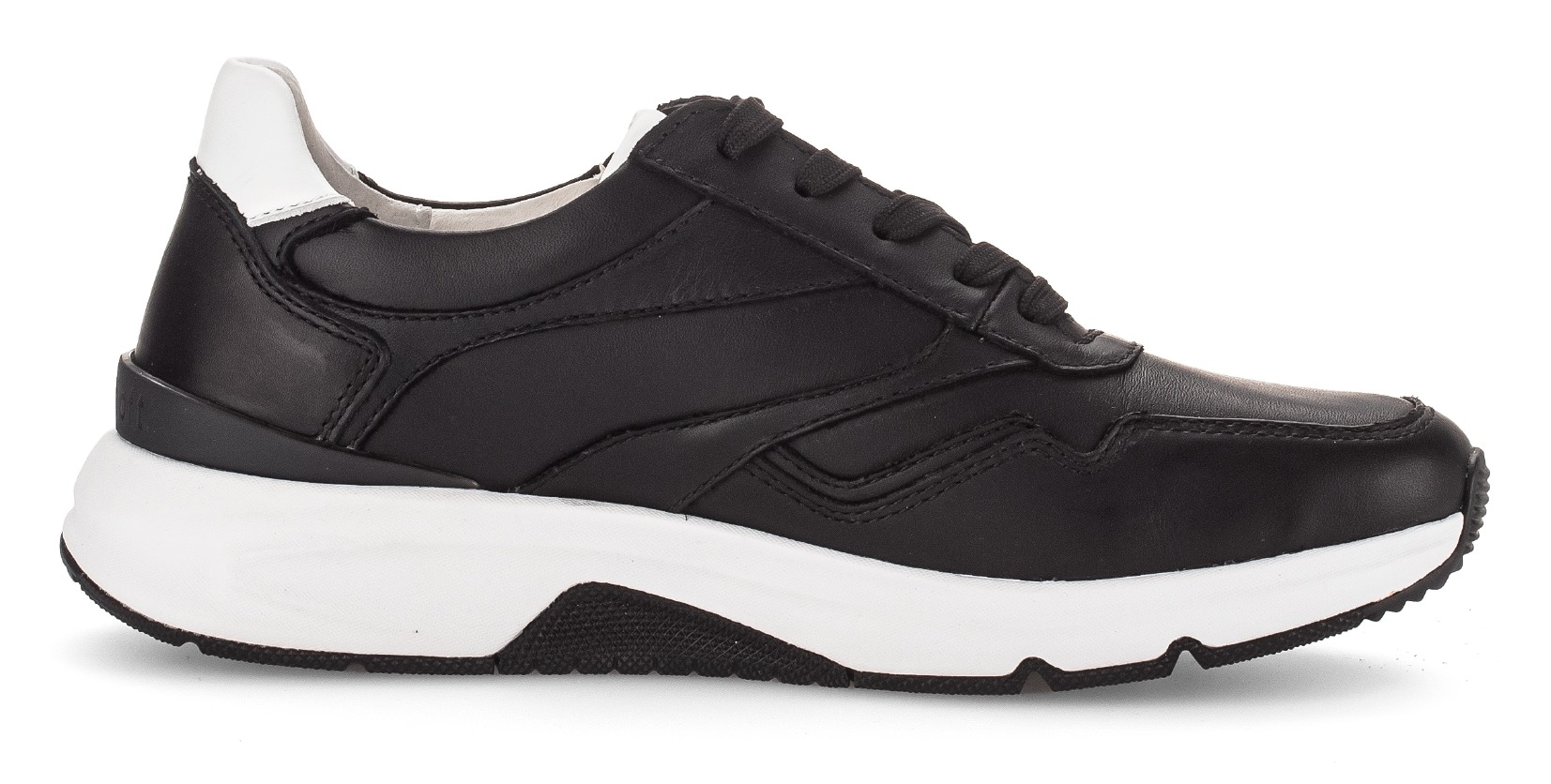 Gabor Rollingsoft Keilsneaker, Freizeitschuh, Halbschuh, Schnürschuh mit Schaftrandpolsterung