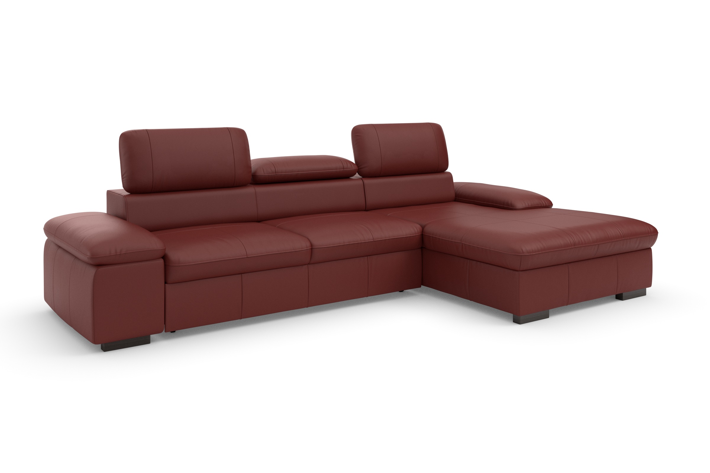 Home affaire Ecksofa »Alberto L-Form«, mit Kopfteilverstellung, wahlweise mit Bettfunktion
