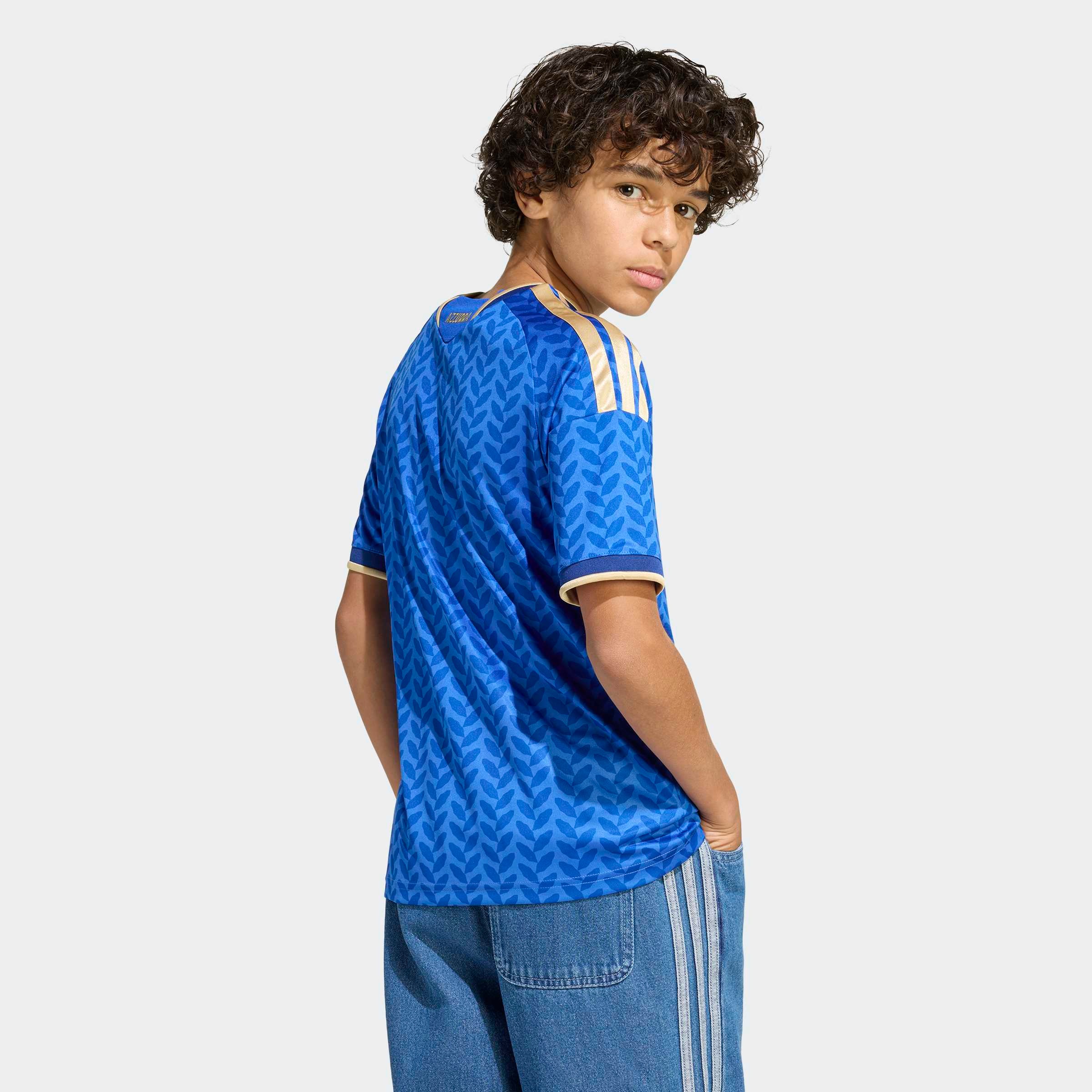 Adidas Italy 26/27 Home Jersey Bold Blue 13-14 Years 4